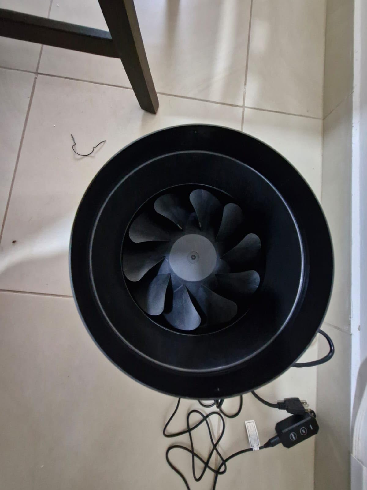 Toolazy 8 Inch Inline Duct Fan, 831 CFM High Airflow EC Motor Ventilation Fan with 10-Speed PWM Controller, Low Noise 50dB Mixed-Flow Exhaust Fan for Grow Room Greenhouse HVAC Commercial Ventilation customer photo 1
