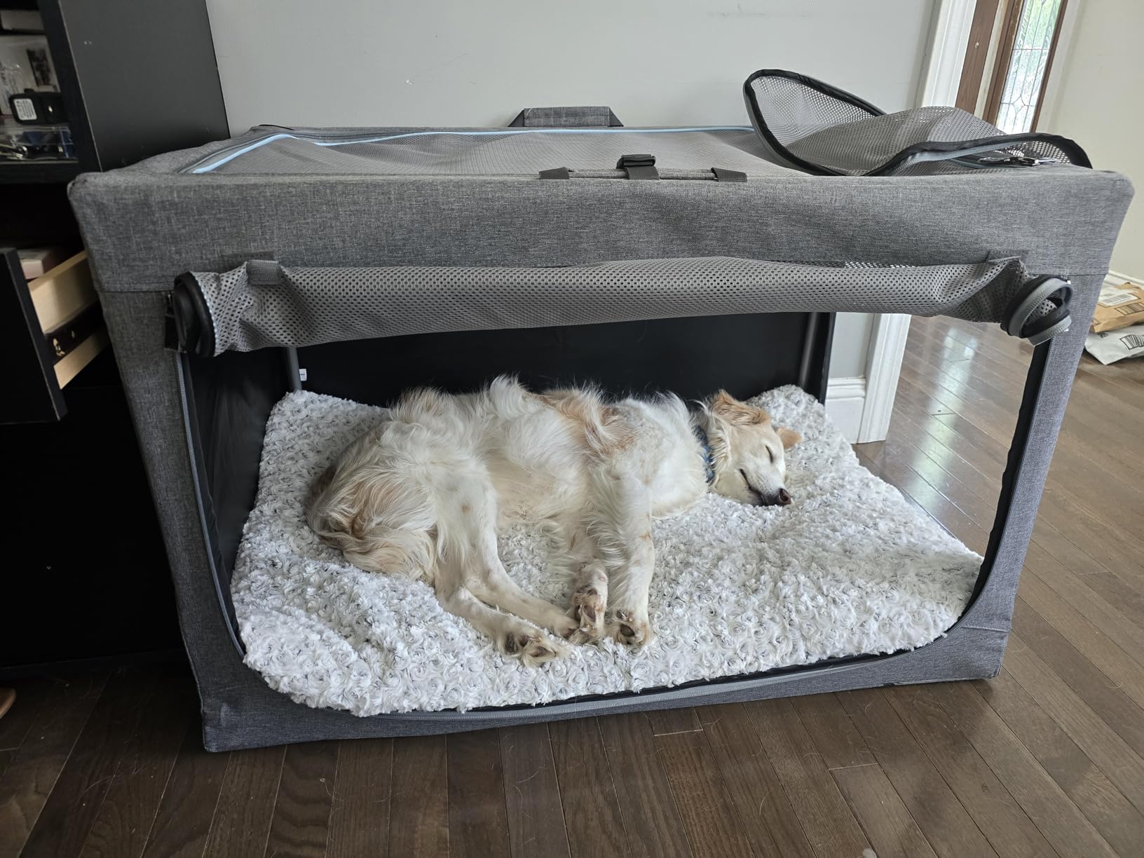 PETSFIT Portable Dog Crate for Medium Large Dogs - 36