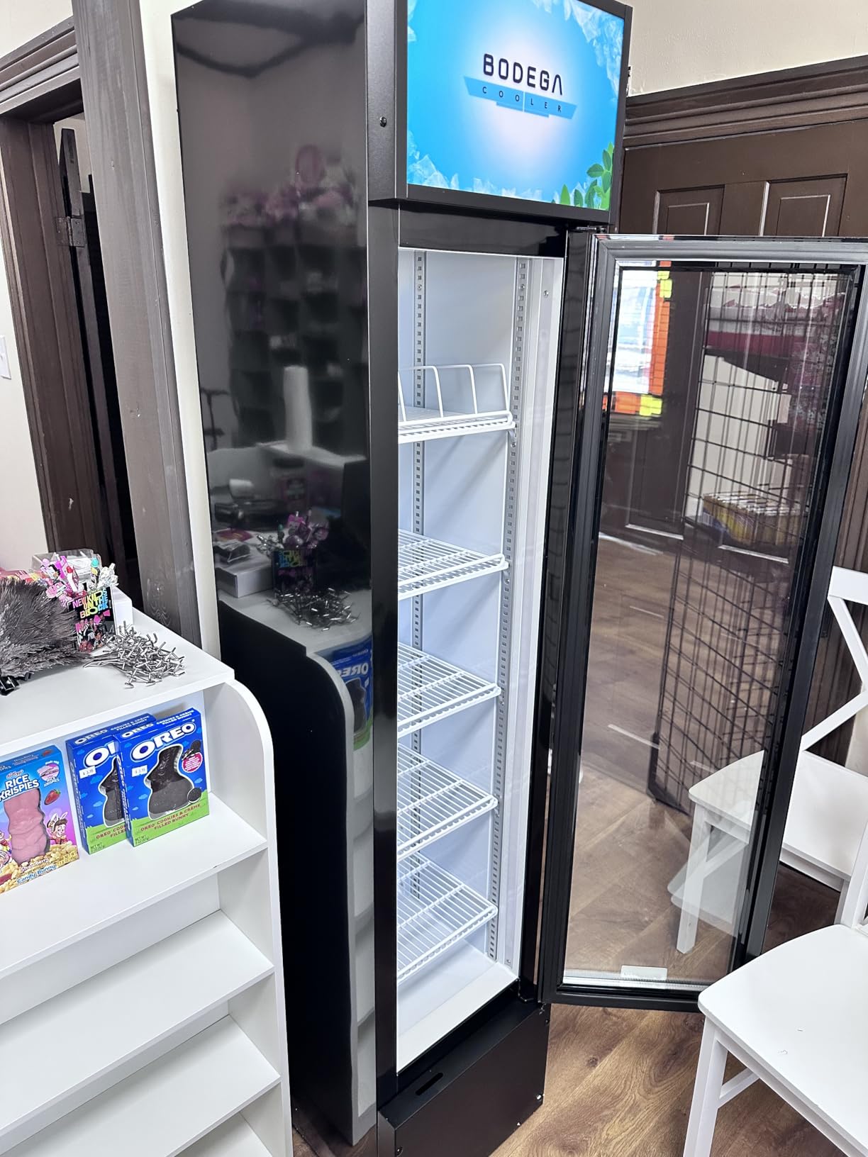 BODEGACOOLER Merchandiser Refrigerator, 40 Cu.Ft Commercial Beverage Cooler | Double Glass Door customer photo 1