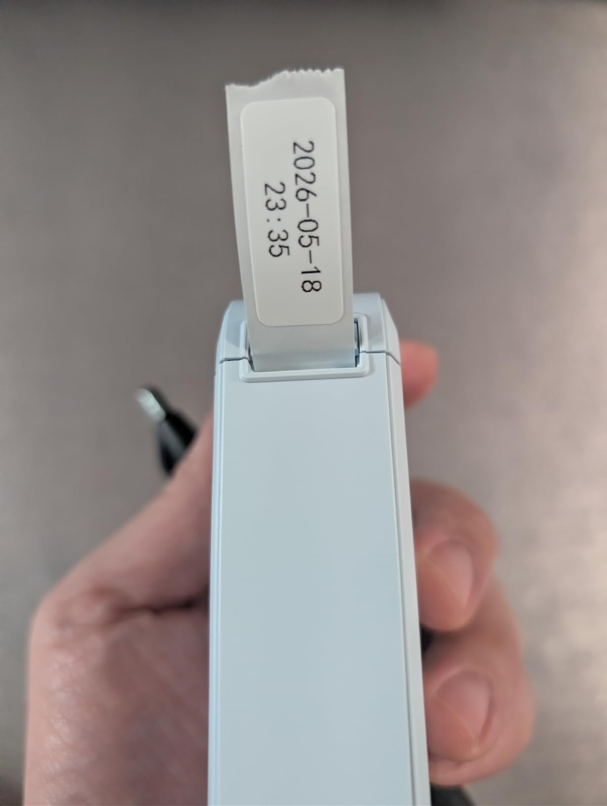 NIIMBOT D110 Mini Label Maker Machine with Tape for Home School, White customer photo 1