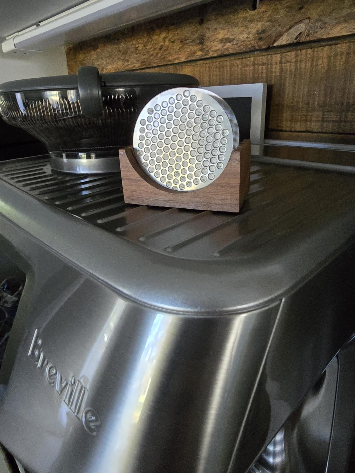 58mm Espresso Puck Screen for Portafilter Basket - Premium Stainless Steel Espresso Mesh Disk Screen Plate Ultra-Thin Design Coffee Filter (58.35mm, Silver) customer photo 2