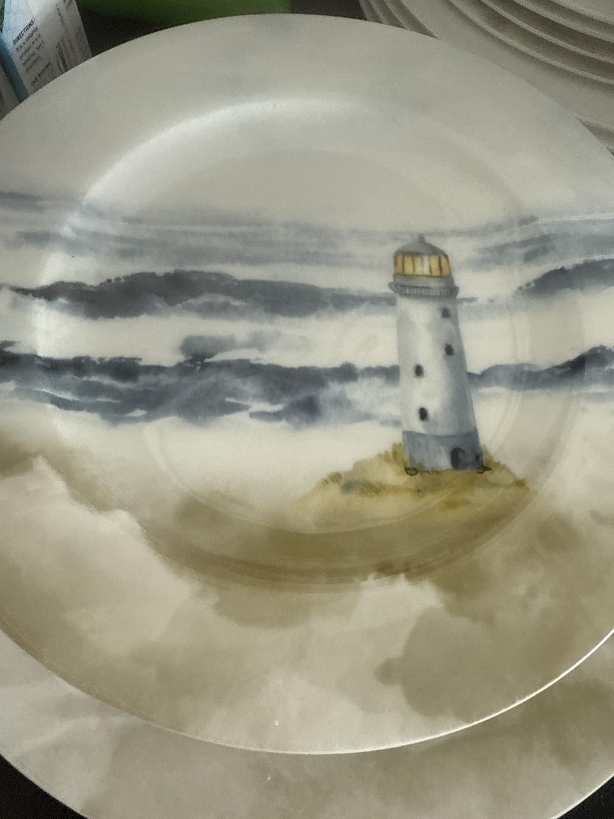 Mikasa Quinn Lightweight Bone China 12 Piece Dinnerware Plate Bowl Set, Service for 4 customer photo 2