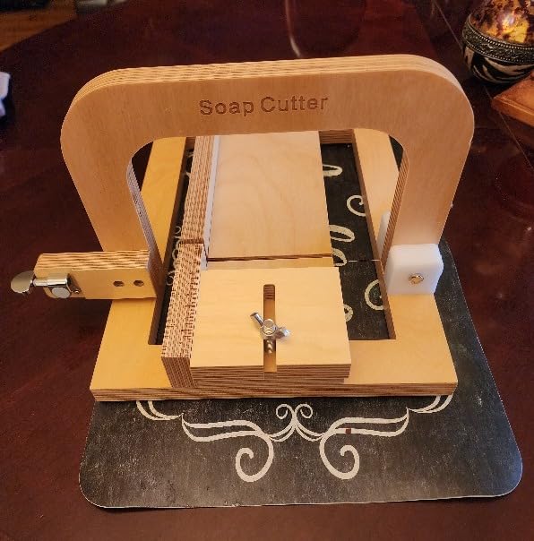 Coloch Wood Soap Cutter, Adjustable Soap Cutting Tool Single Wire Soap Slicer Cutting Tool Handmade Soap Cutting Making Supplies for Making DIY Soap, Cutting Butter, Cheese customer photo 1