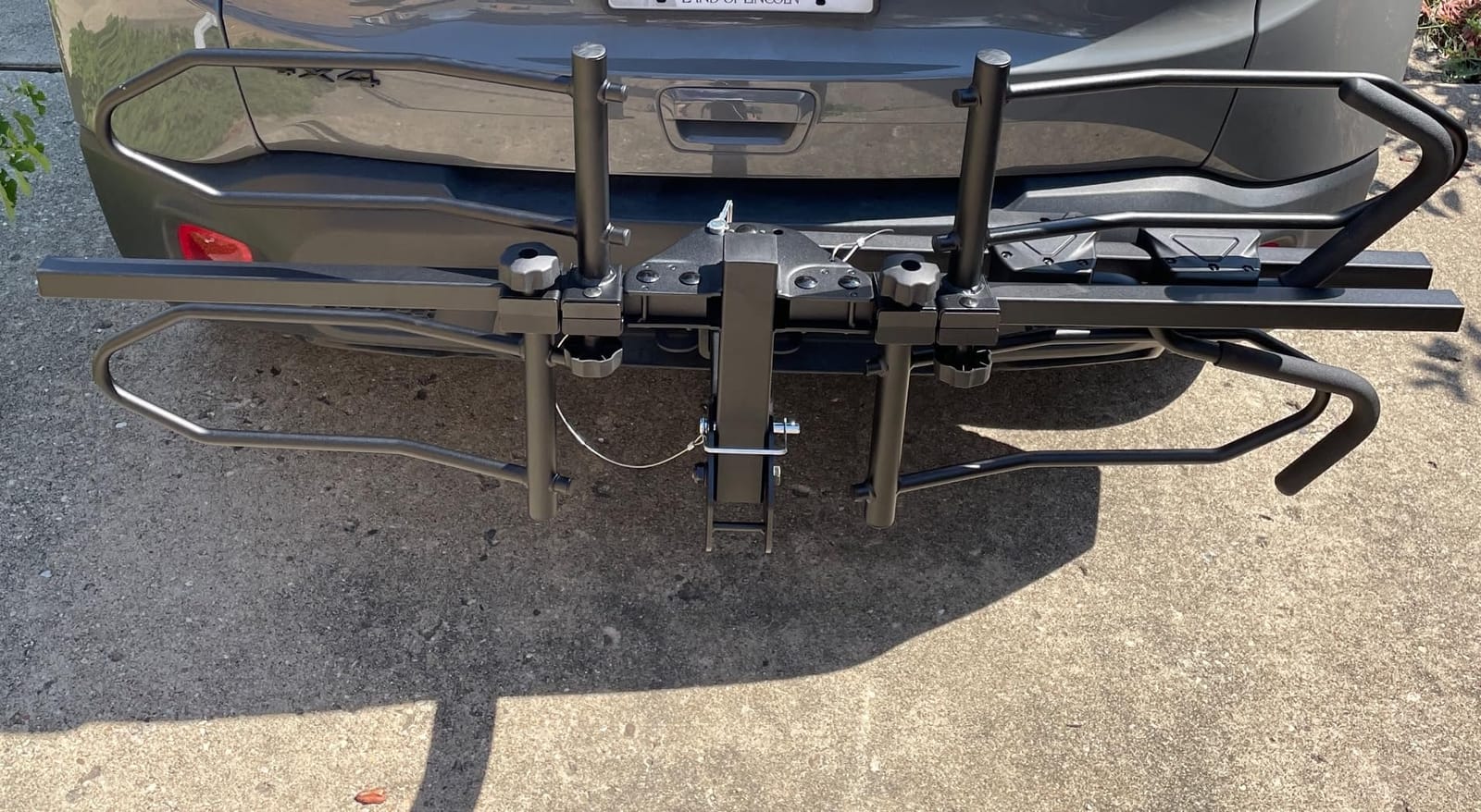 TANX Bike Racks for Ebikes,Fat Tire Bike Rack for Tow Hitch 2-Bike 160 lbs Capacity,Hitch Bike Rack for Heavy E Bike, Wobble Free Smart Tilting Folding Bicycle Car Racks for Standard, 2 inch Receiver customer photo 1