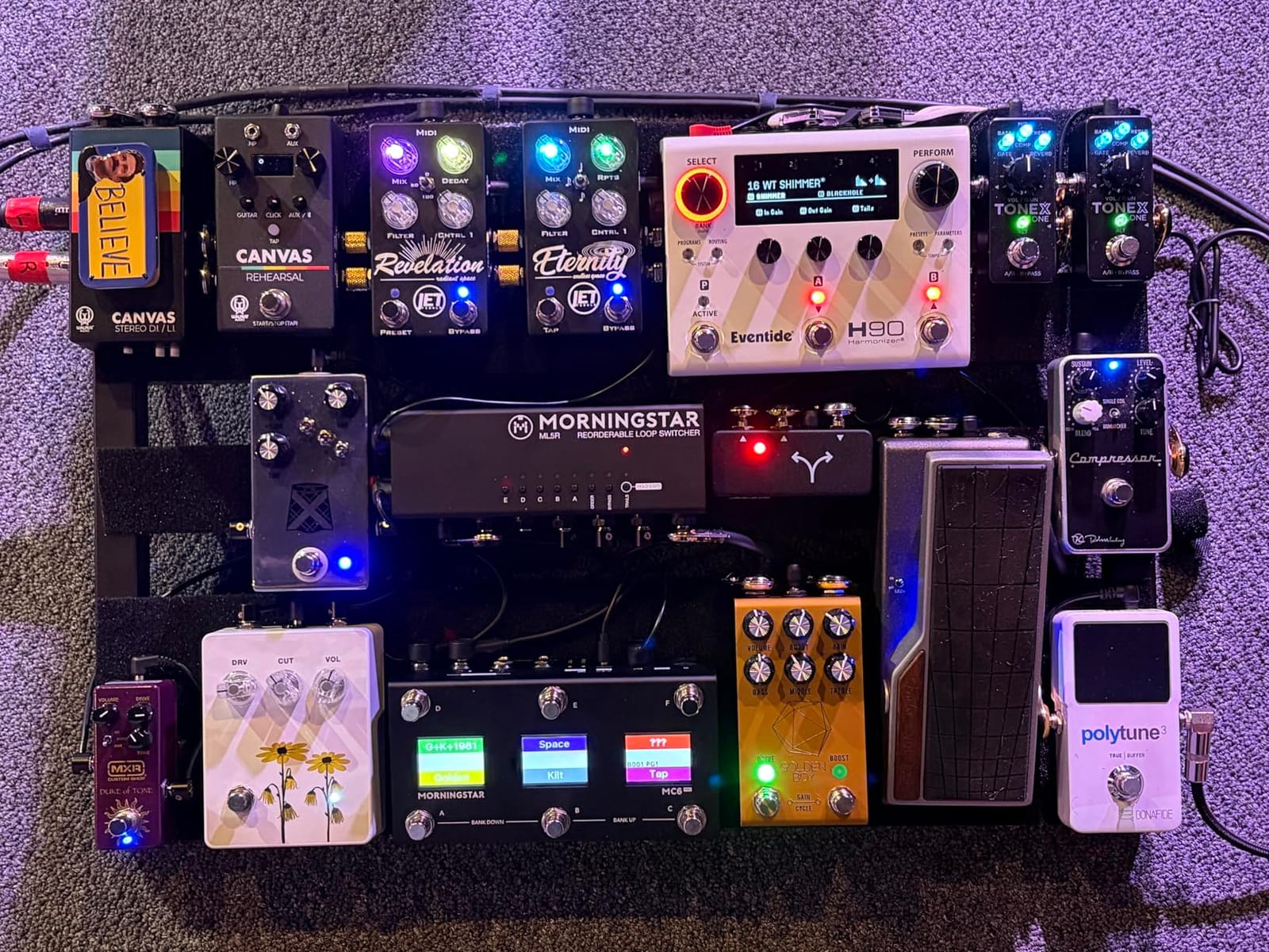 IK Multimedia TONEX One AI multiFX micro-pedal: Tone Model any electric guitar amp, guitar pedal, distortion pedal, overdrive pedal or other guitar effects customer photo 2