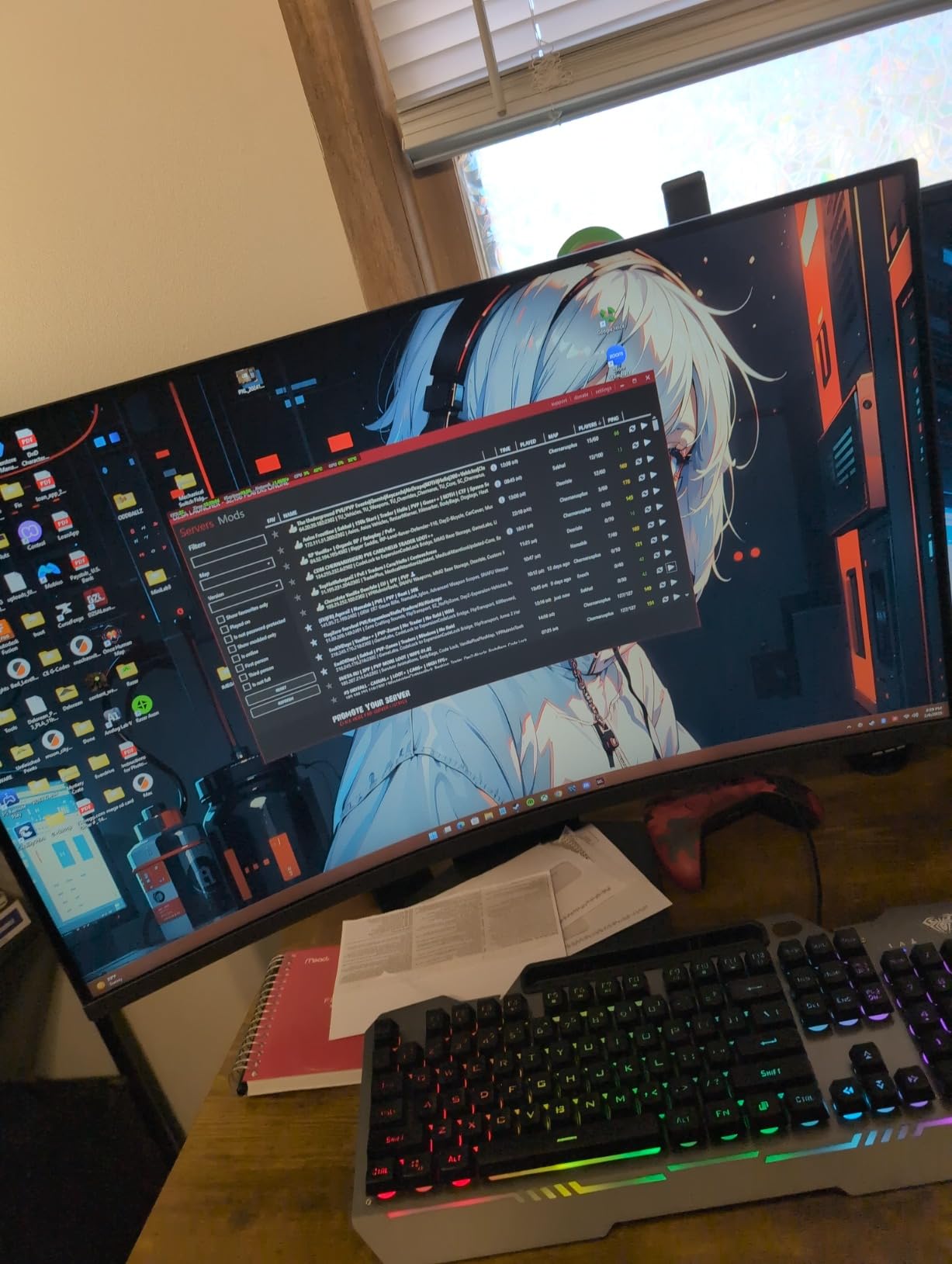 LG 32GS60QC-B Ultragear 32-inch Curved Gaming Monitor QHD (2560x1440) 180Hz 1ms 1000R AMD FreeSync HDR10 HDMIx2 DisplayPort Borderless Design Black Stabilizer DAS Crosshair FPS Counter - Black customer photo 2