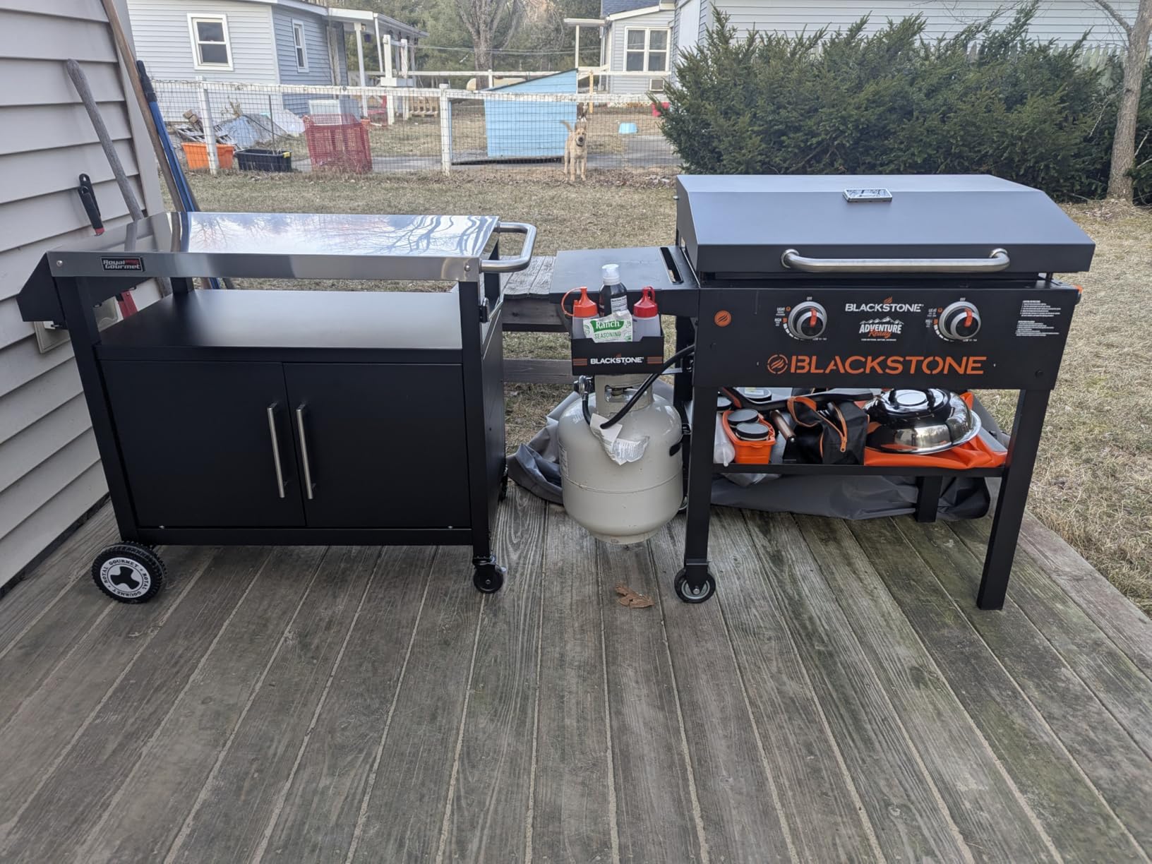 PC3403S Outdoor Grill Cart with Wheels Black customer photo 2