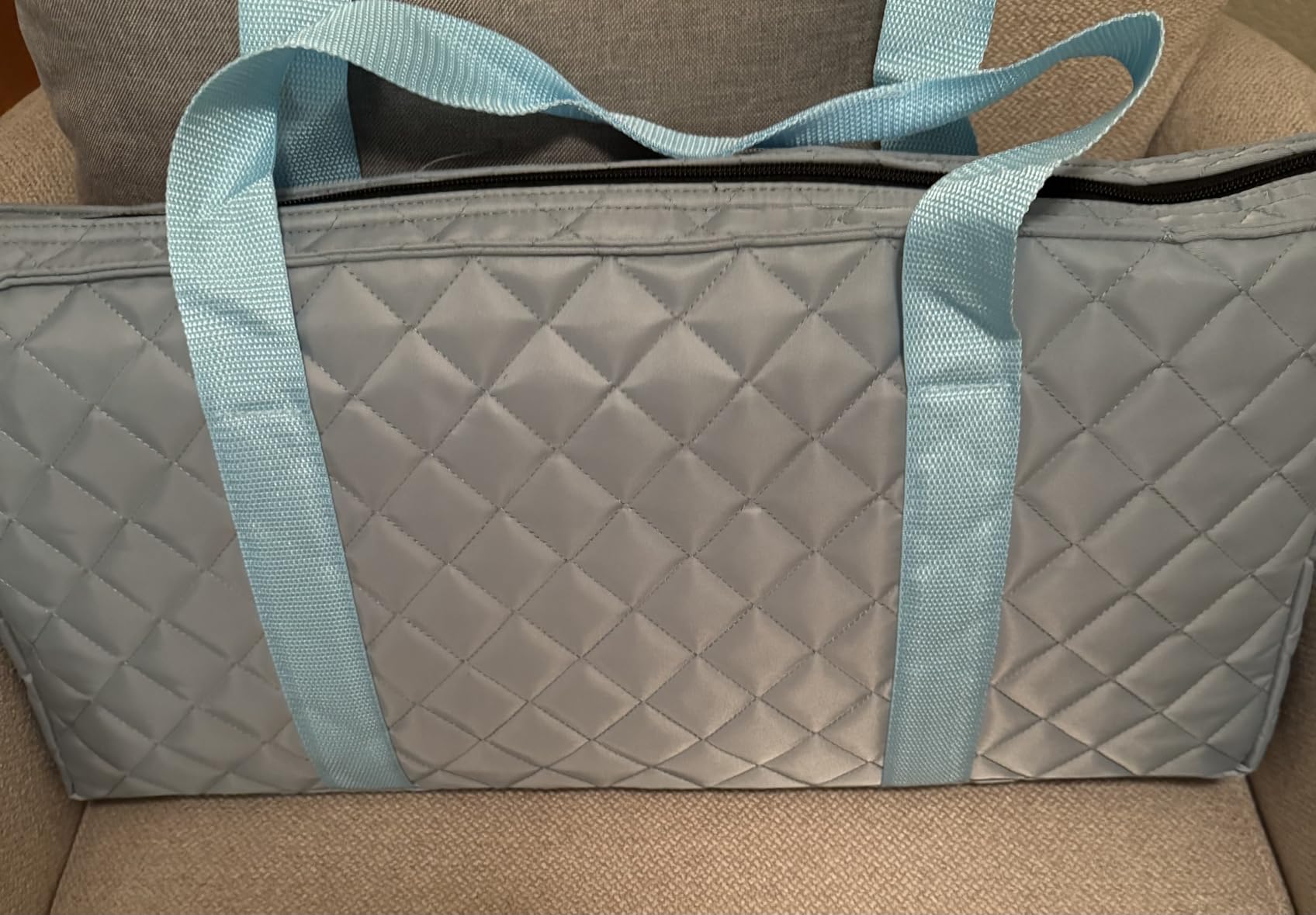 Jongyance American Mahjong Set with Blue Carrying Bag, 166 White Tiles, 4 All-in-One Rack/Pushers customer photo 1