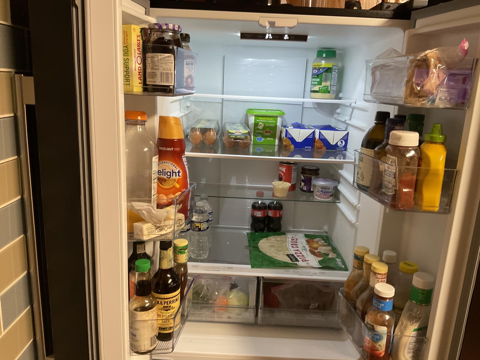 BLACK+DECKER 16 Cu. Ft. French Door Refrigerator, Ice Maker, Stainless Look | Full Size Refrigerator with Bottom Mount Freezer Drawer, Frost Free, ENERGY STAR certified, Auto Defrost customer photo 2