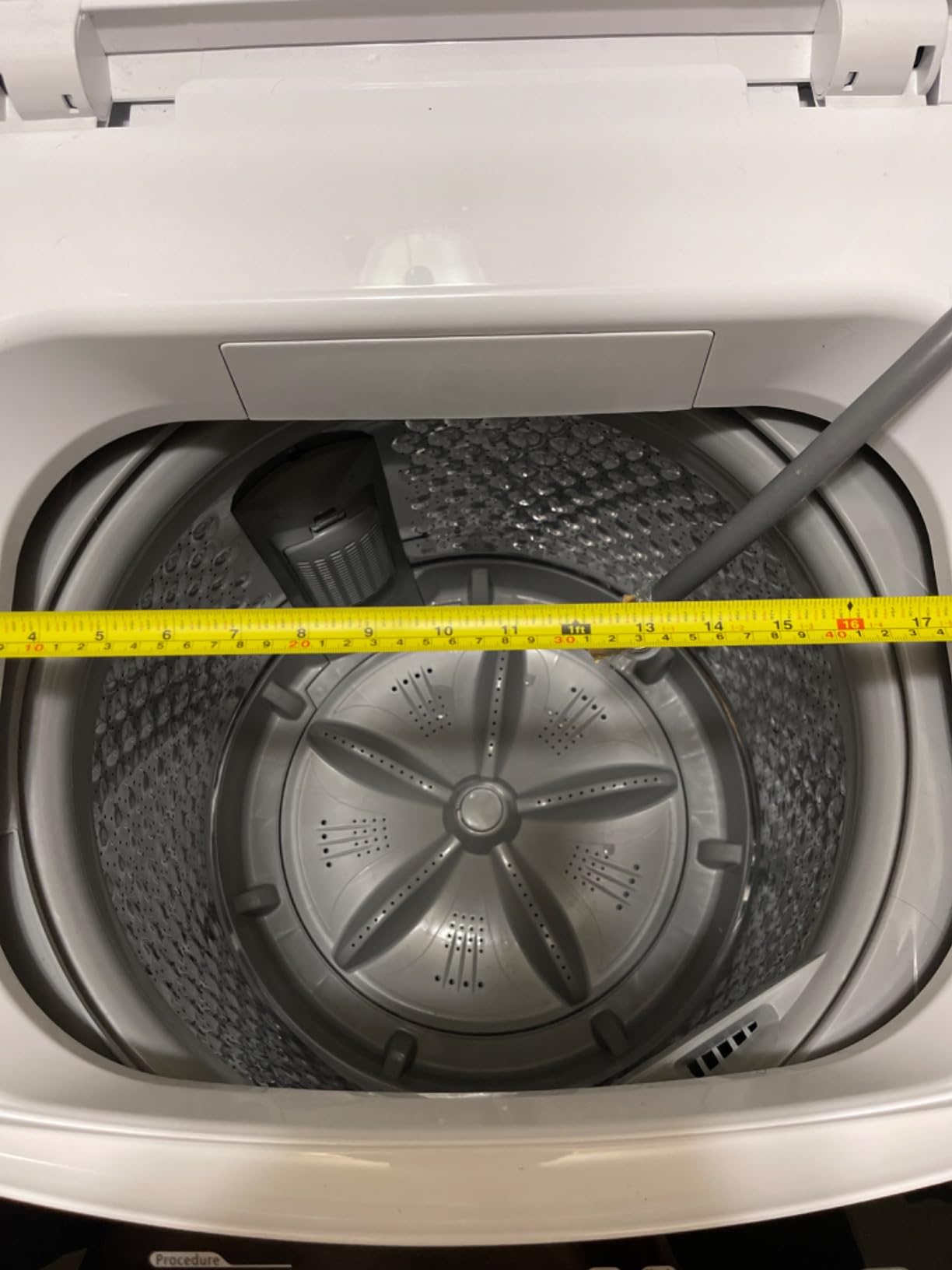 BLACK+DECKER 4.5 Cu. Ft. Front Load Washer, 120V, BFLW45M, White | Full Size Washing Machine with 12 Cycles, ENERGY STAR certified customer photo 2