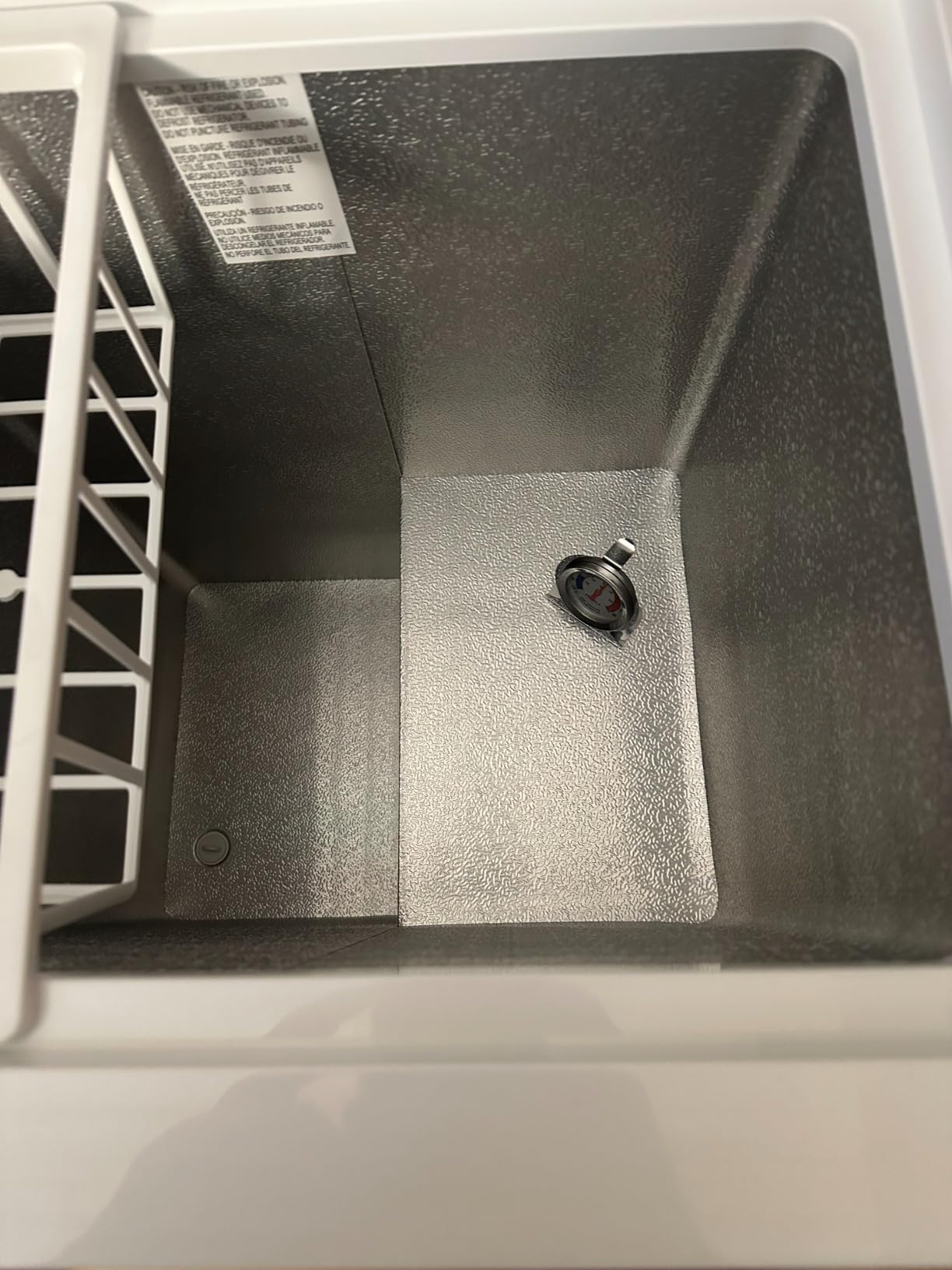 BLACK+DECKER 2.0 Cu. Ft. Compact Chest Freezer, BCFK206, White | Deep Freezer Holds Up To 70 Lbs. of Frozen Food, Removable Storage Basket, Mechanical Temperature Control, Manual Defrost customer photo 1