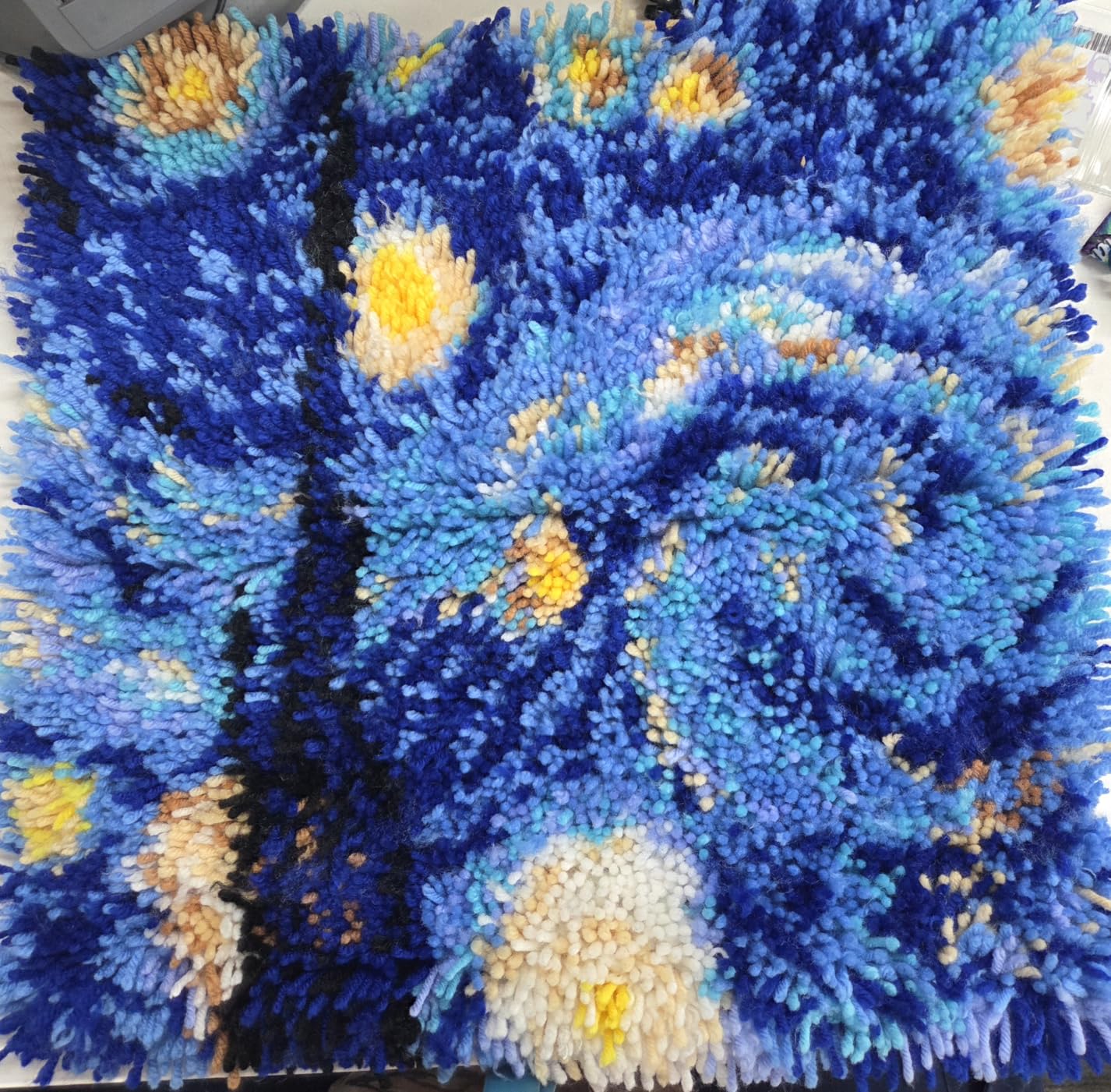 EsLuker.ly Latch Hook Rug Kit DIY Crochet Carpet for Beginners customer photo 2