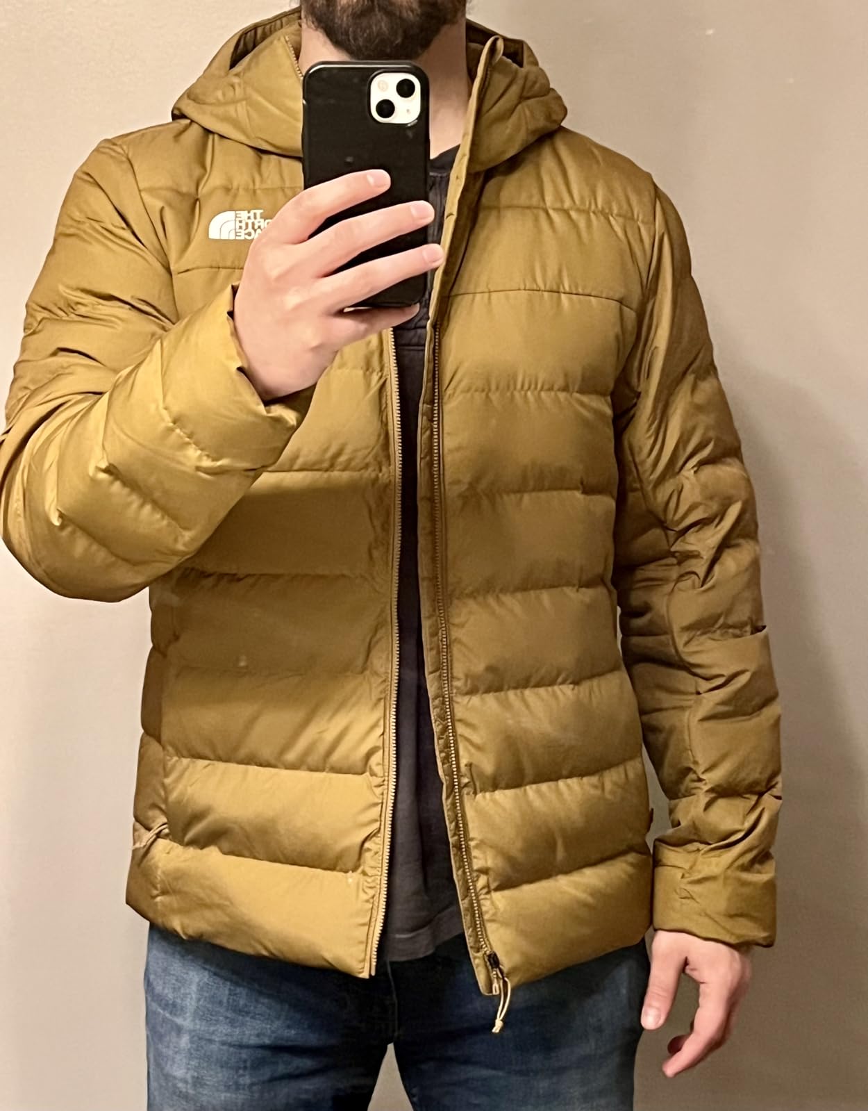 THE NORTH FACE Men's Aconcagua 3 Hooded Jacket | Insulated, Wind & Water Resistant, Attached 3 Piece Hood With Cinch Cord customer photo 2