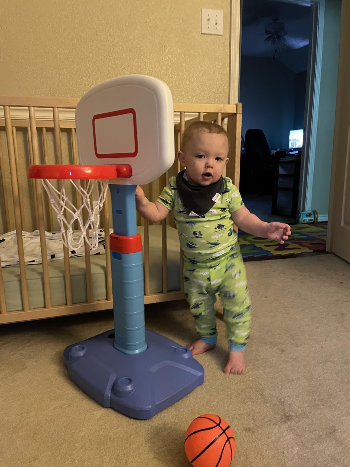 Toddler Basketball Hoop, Kids Toys Basketball Hoops for Indoor Outdoor Play customer photo 1