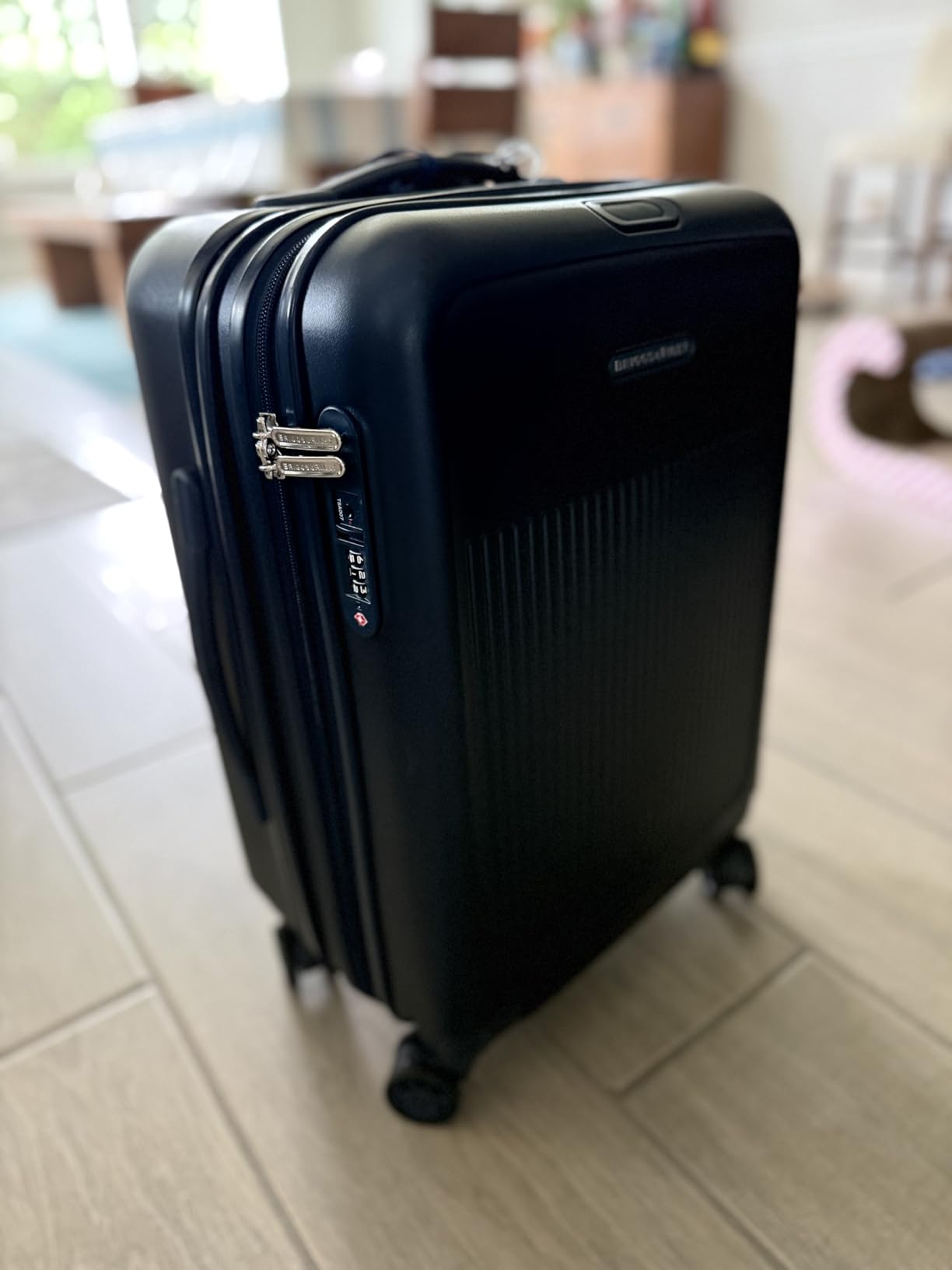 Briggs & Riley Sympatico Essential 22 Inch Hardside Carry-On Spinner, Olive customer photo 1