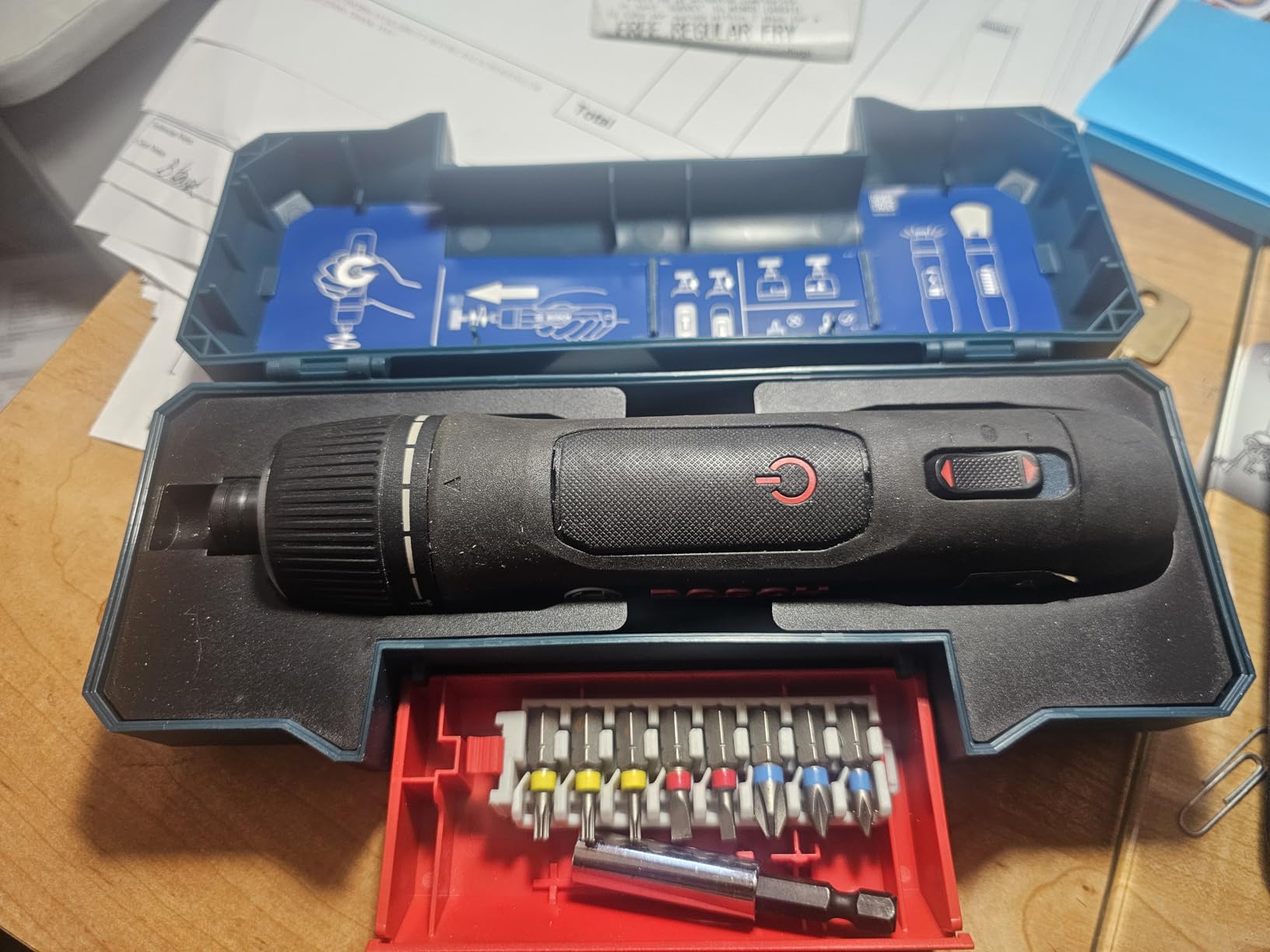 Bosch Professional Screwdriver Bosch GO 3 (incl. 8pcs bit Set, bit Holder, USB-C Cable, Mini Case) customer photo 1