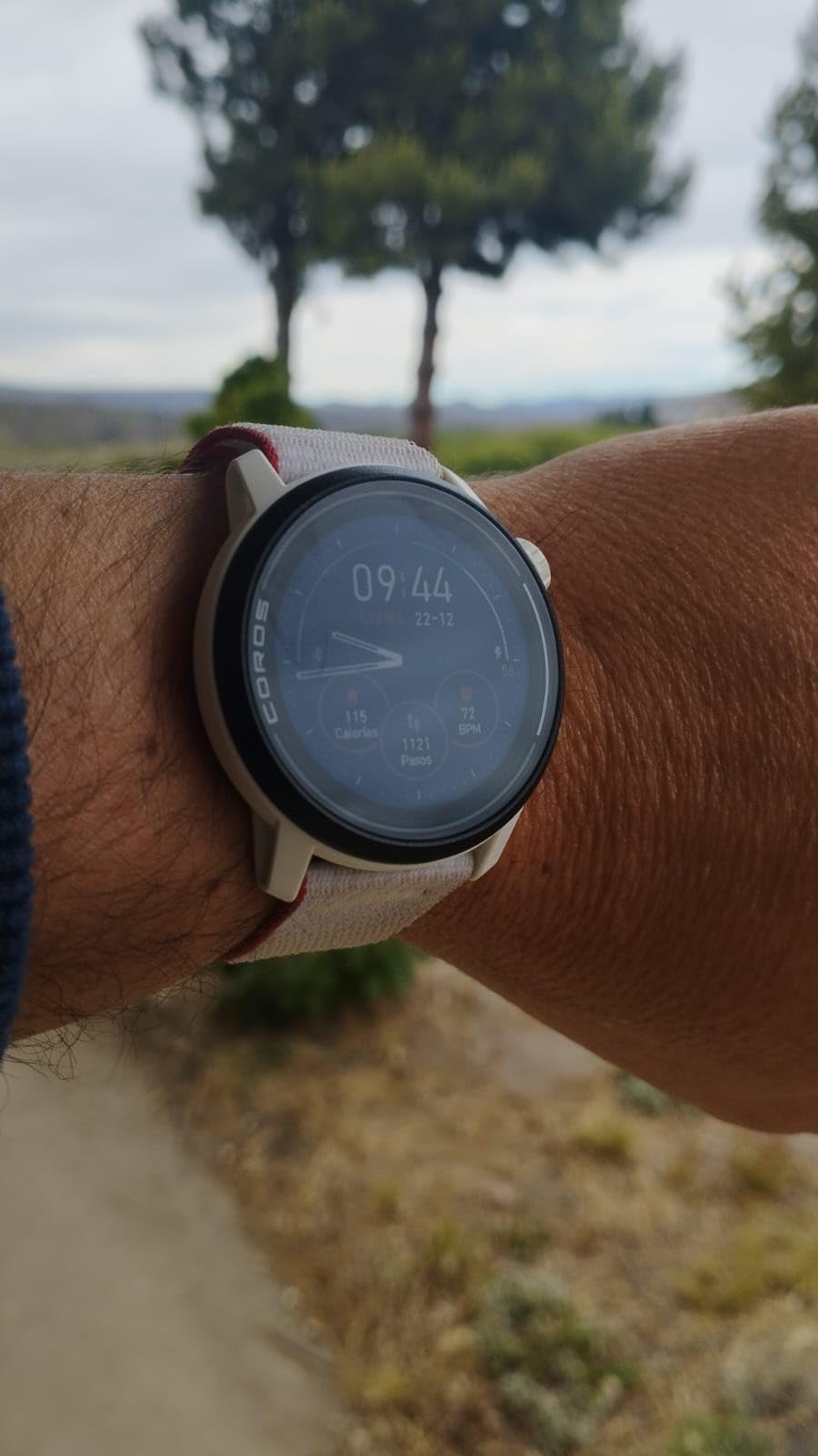 COROS PACE 3 GPS Sport Watch, Lightweight Running Watch - Chalk Nylon customer photo 2