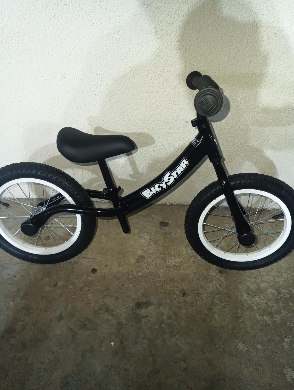 bicystar 14 Inch Balance Bike for Kids 3-5 with Rubber Air Tires, Blue customer photo 2