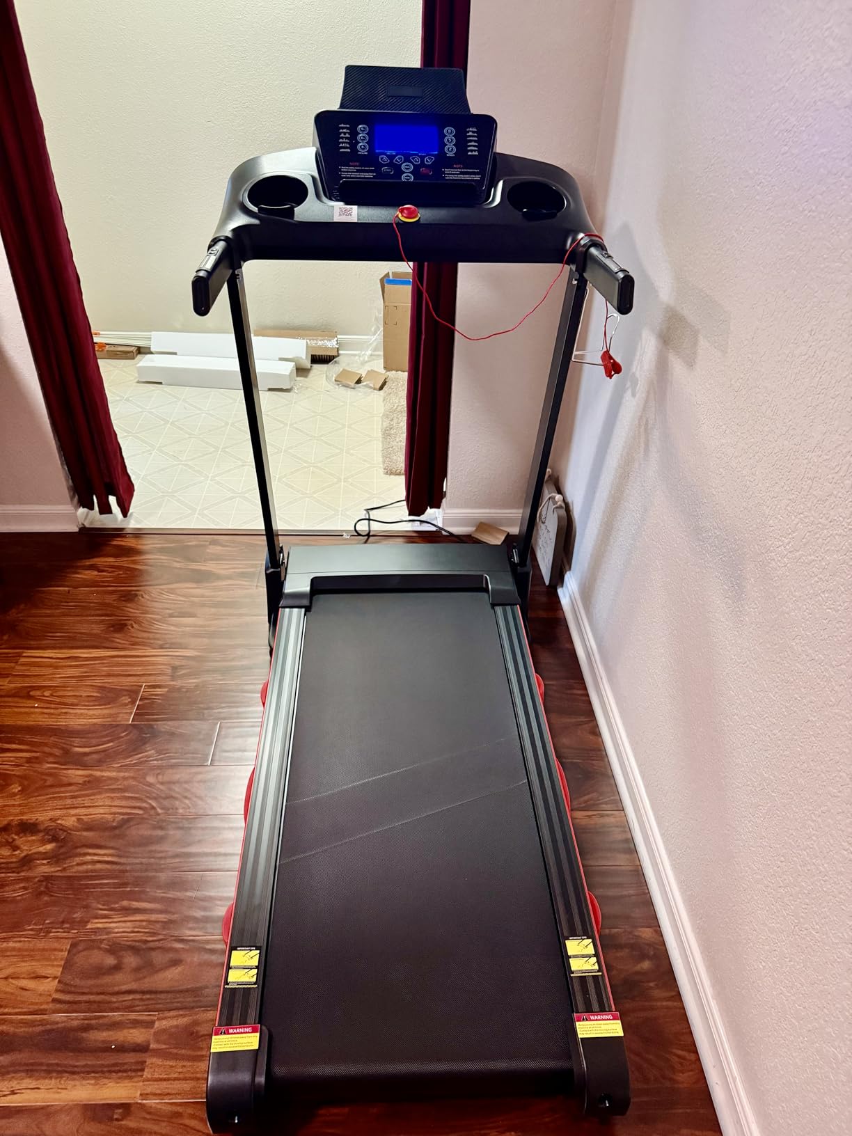 ATEEDGE Treadmills for Home, 15% Auto Incline, Foldable, 350LB Capacity | 18-Inch Wide Running Belt; Quiet 3 HP Motor; Heavy-Duty Support; Shock Absorption Deck; Joint-Friendly Cushioning customer photo 1