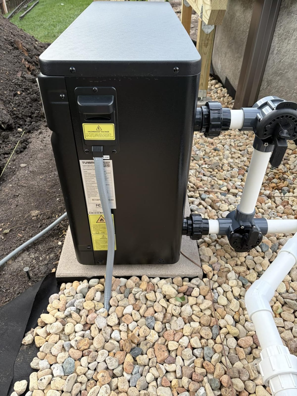 TURBRO 50,000 BTU Inverter Pool Heater, Up to 15,000 Gallons, 220-240 V customer photo 1