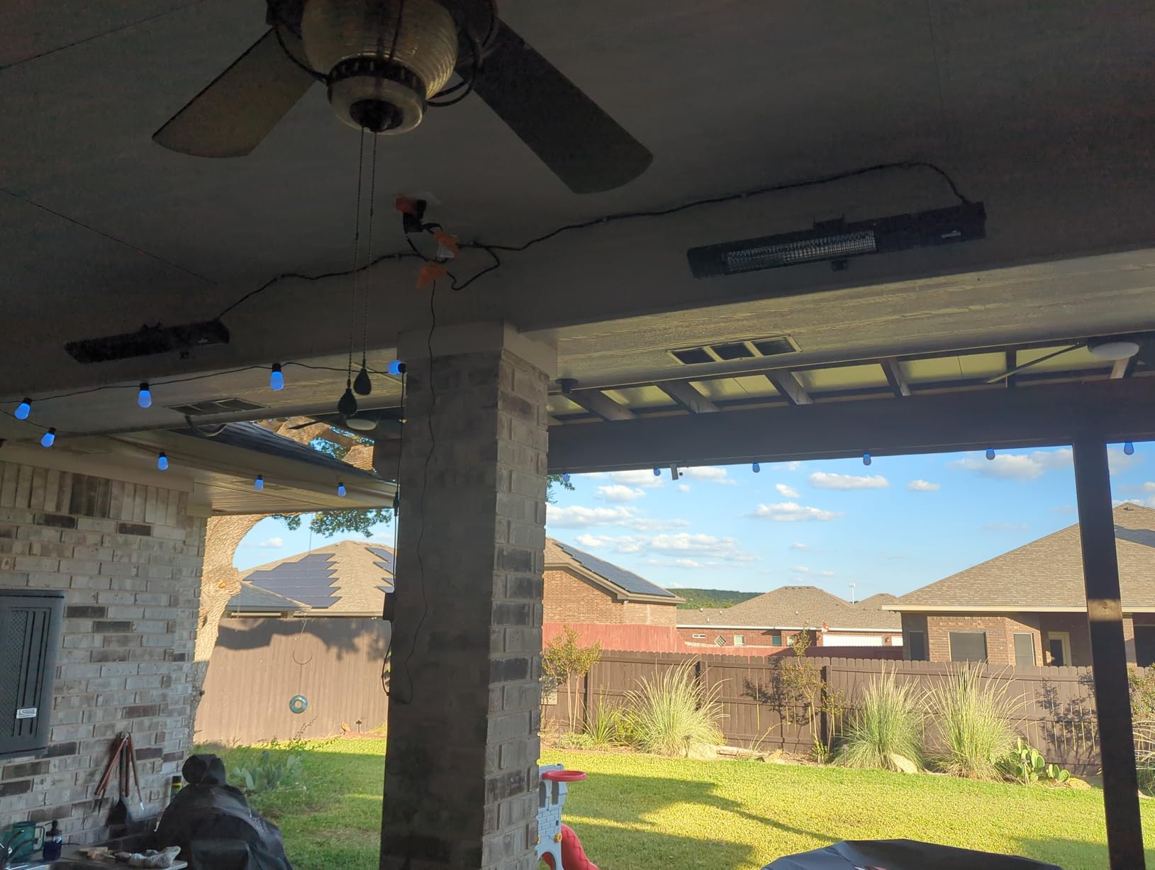Sundate 1500W Infrared Patio Heater, WiFi App, 9 Heat Levels, 24H Timer customer photo 1