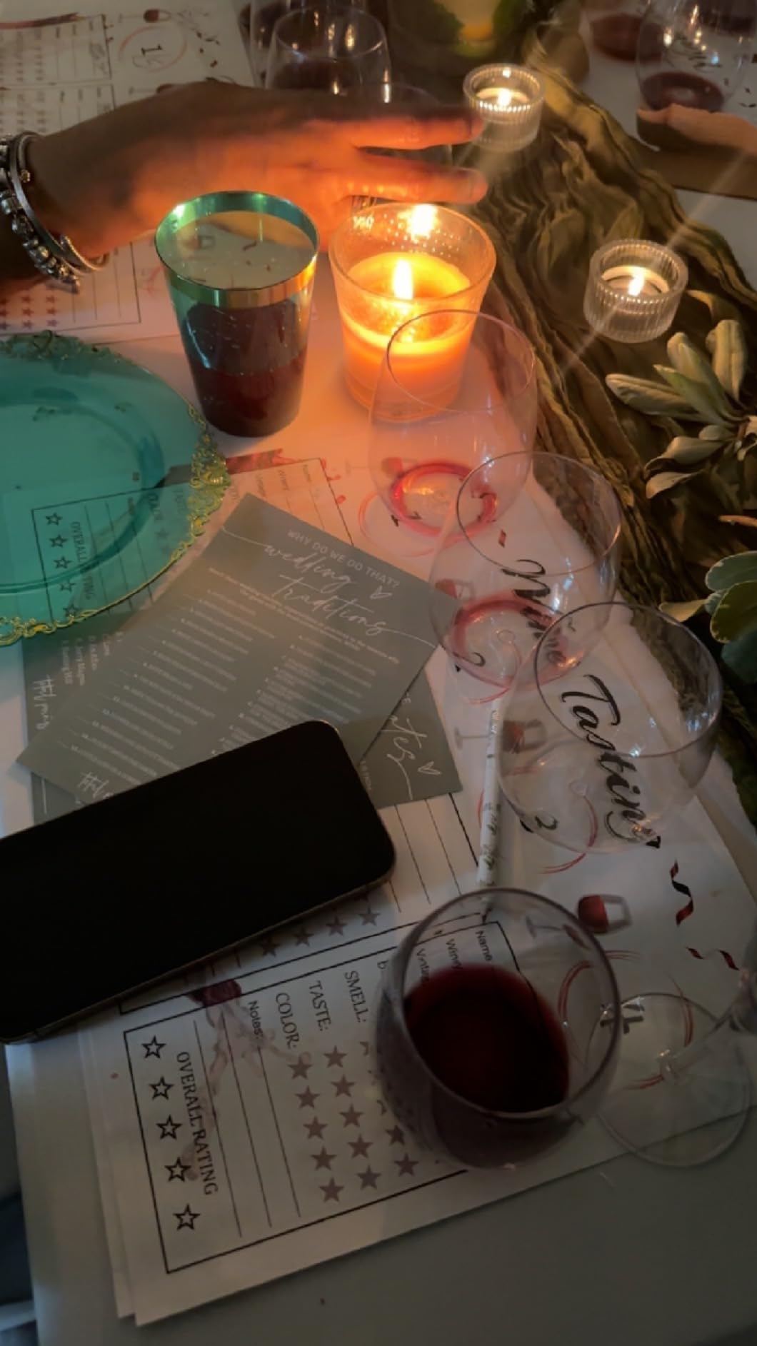 14 x 10 inch Wine Tasting Place mats Notepad 30 Count customer photo 1