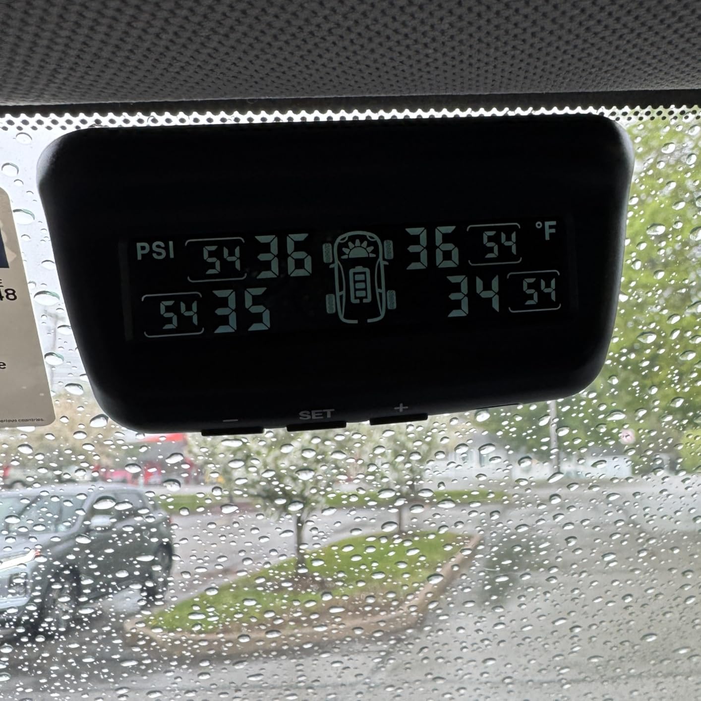 Masoll M13 Tire Pressure Monitoring System, RV/Trailer TPMS with 4 Sensors customer photo 2