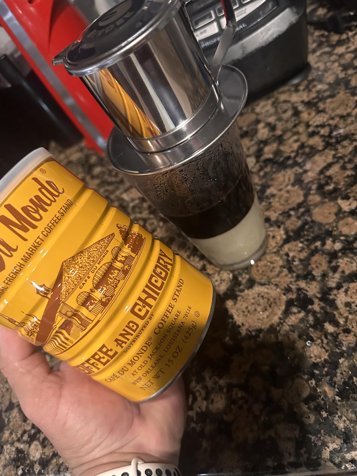 Birdee Vietnamese Coffee Dripper - 12 oz, Stainless Steel, Medium Drip Filter, Durable, Dishwasher Safe, Home Use, Travel, Camping, Gift Sets customer photo 2