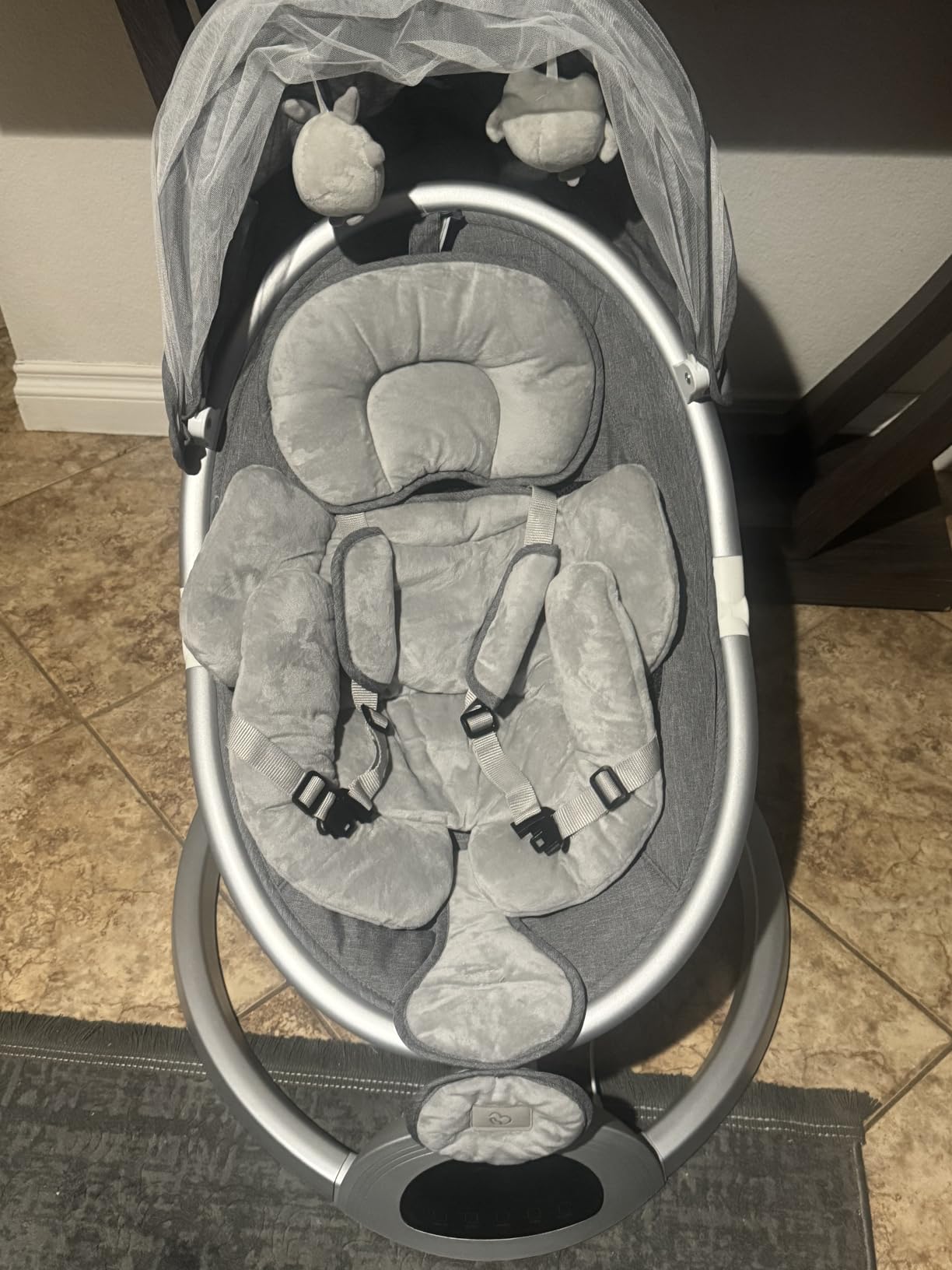BabyBond Baby Swings for Infants, Bluetooth Infant Swing with Music Speaker customer photo 2