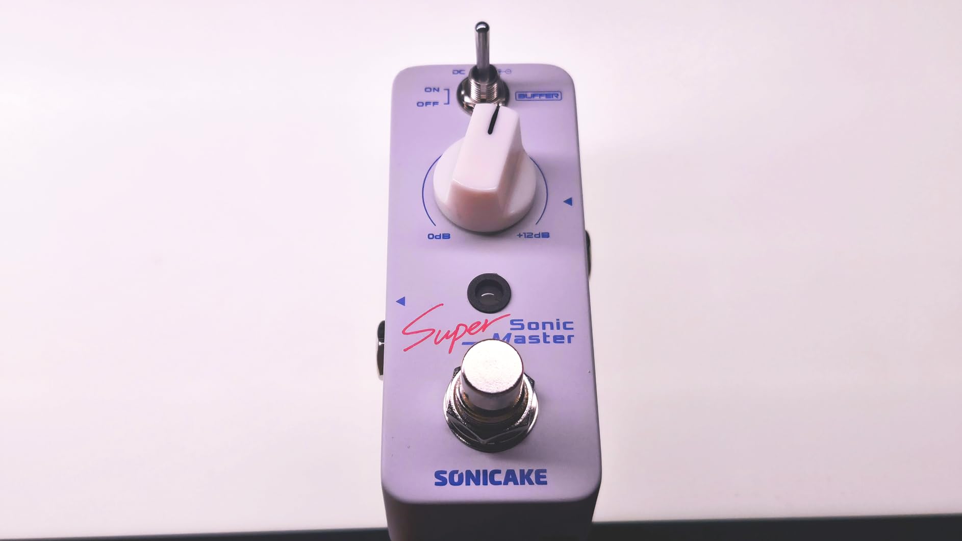 SONICAKE Clean Boost Pedal with Buffer and +12dB Gain - Sonic Super Master customer photo 1