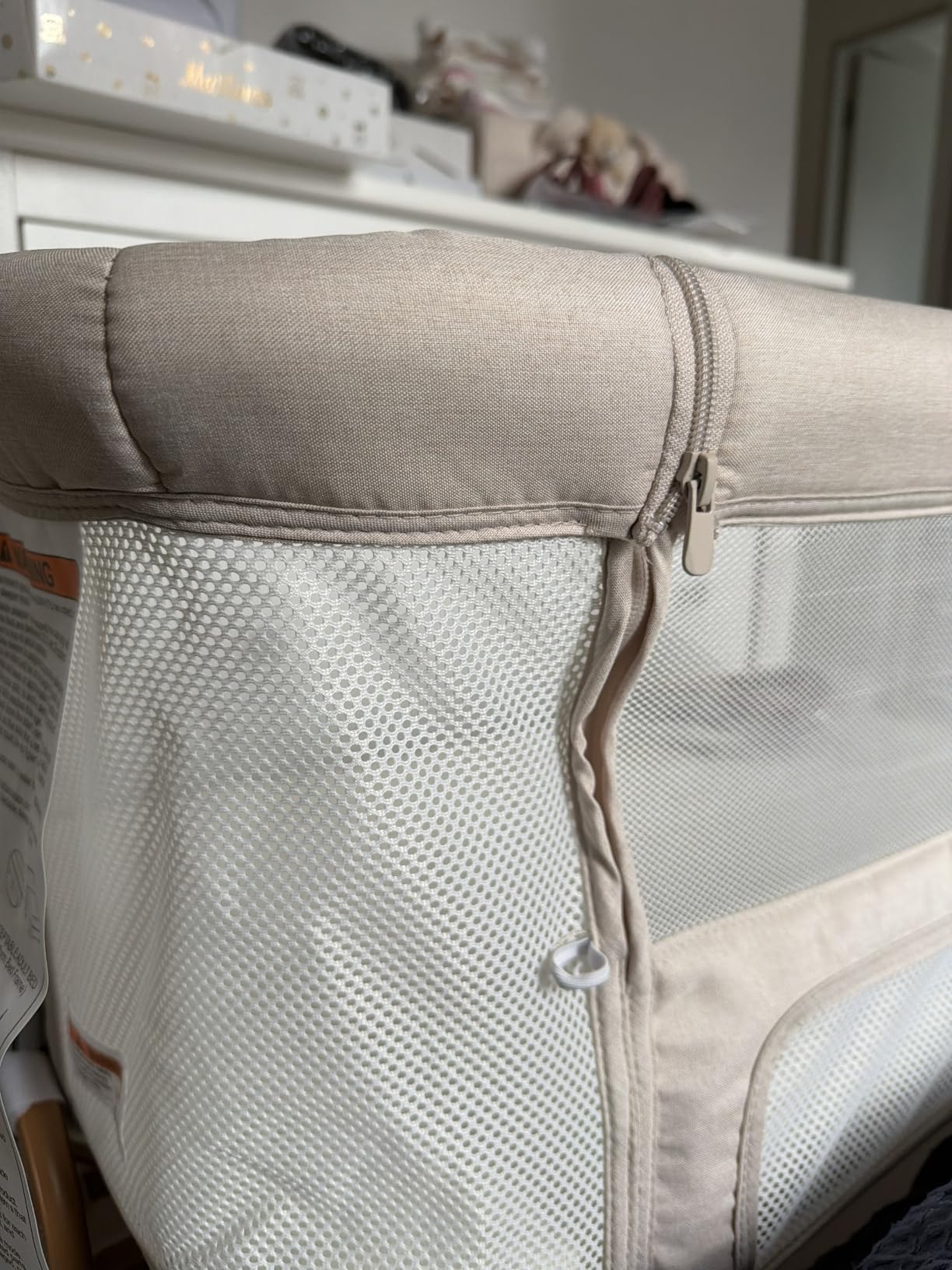 BabyBond Bassinet Bedside Crib, Stable and Secure Crib for Newborns, Beige customer photo 1