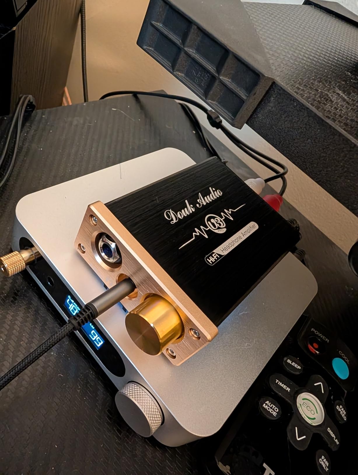 Douk Audio U3 PRO HiFi Mini Class A Headphone Amplifier - High-Power Desktop Amp for 18-600Ω Headphones, 1500mW Output, 3.5mm & 6.35mm Jacks, DC 5V customer photo 1