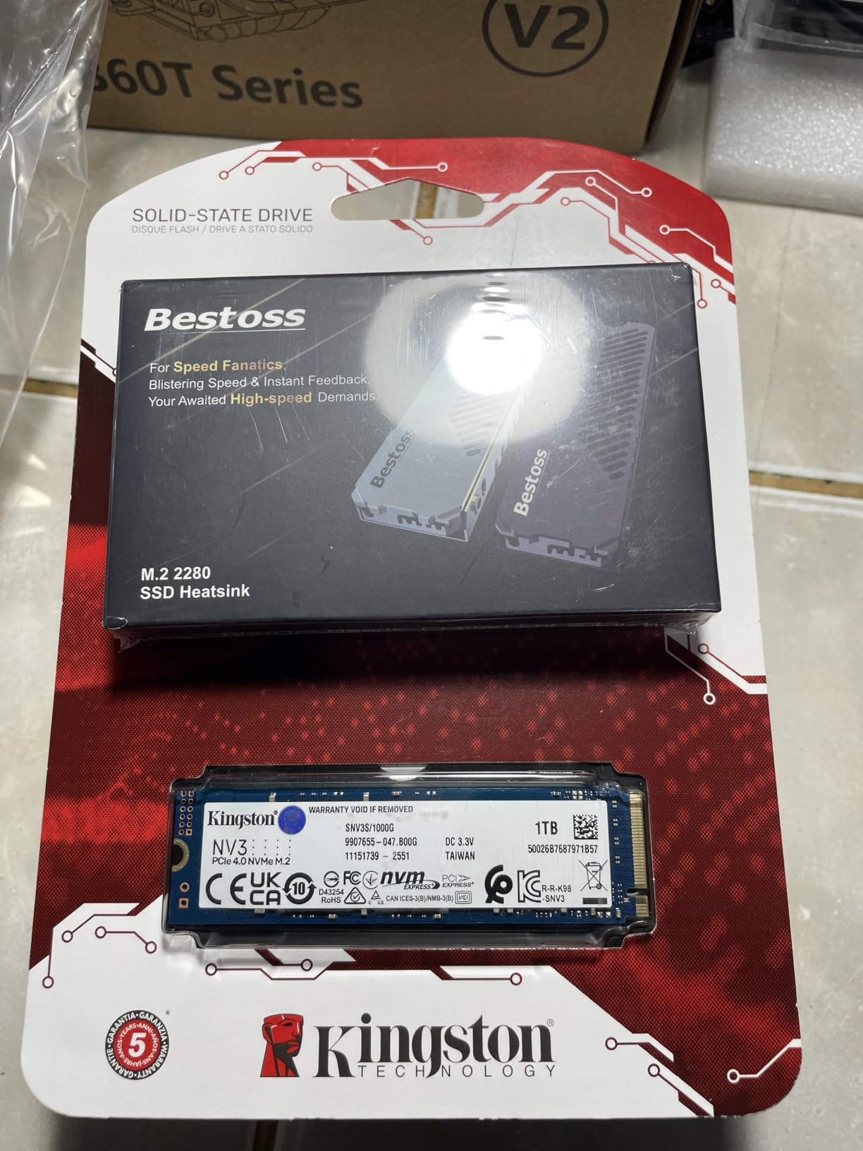 Kingston NV3 1TB M.2 2280 NVMe SSD | PCIe 4.0 Gen 4x4 | Up to 6000 MB/s | SNV3S/1000G customer photo 2