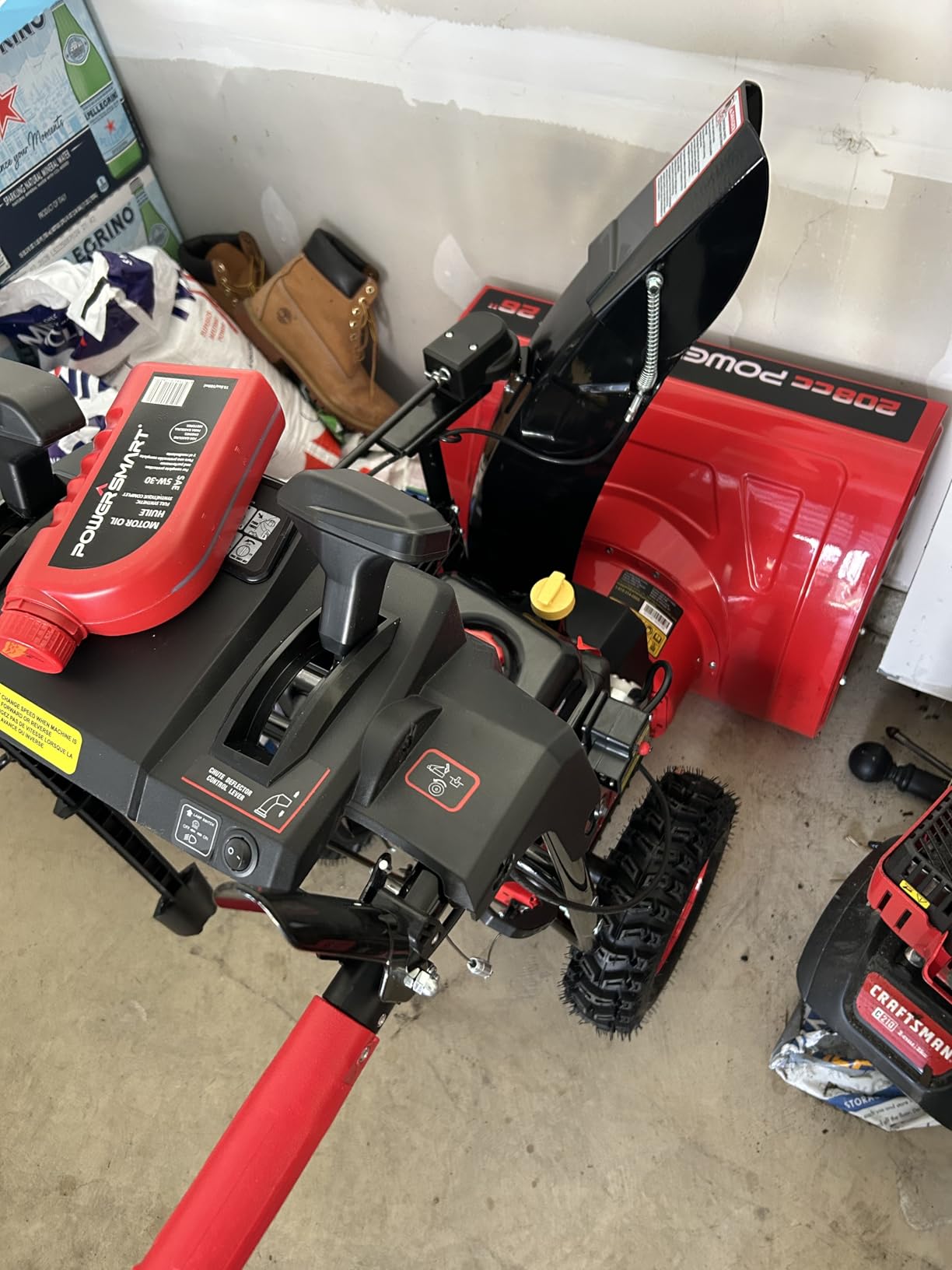 PowerSmart 24-Inch Gas Snow Blower with 212cc Engine, Electric Start, and 6 Forward/2 Reverse Speeds, Two-Stage, Self-Propelled Snow Blower with LED Lights customer photo 1