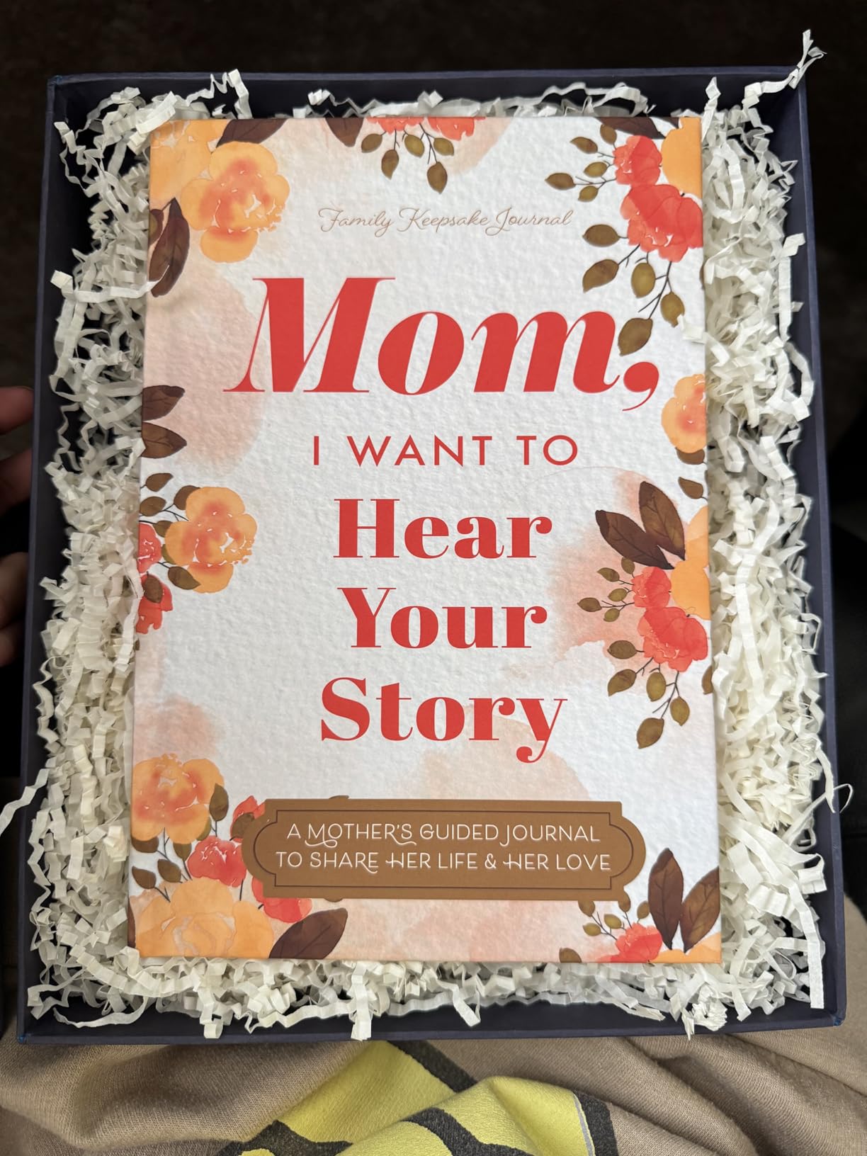 Mom, I Want to Hear Your Story: A Mother's Guided Journal To Share Her Life & Her Love customer photo 1