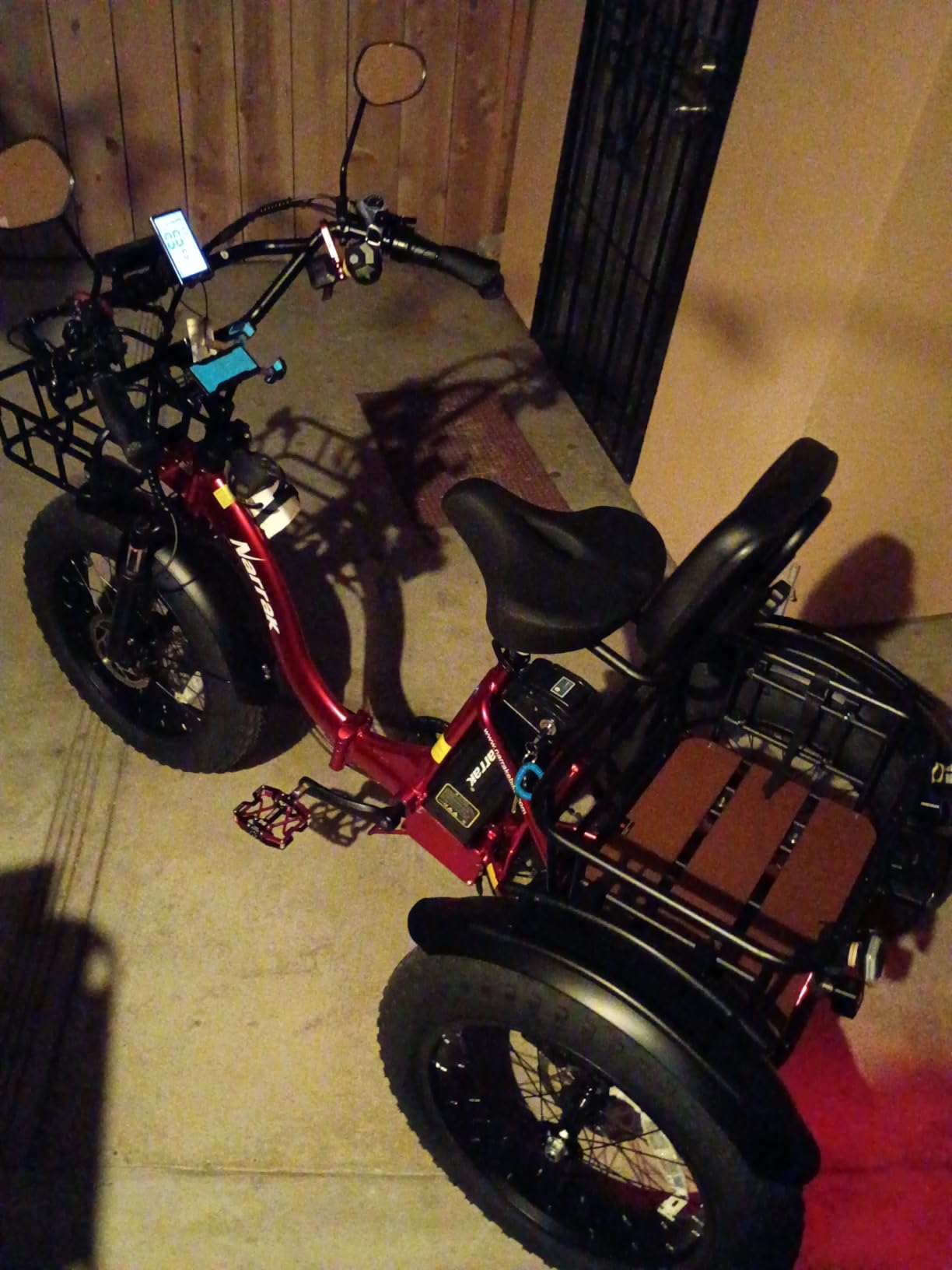 NARRAK Electric Tricycle for Adults, 750W(Peak 1350W), 48V13Ah Ebike, 20