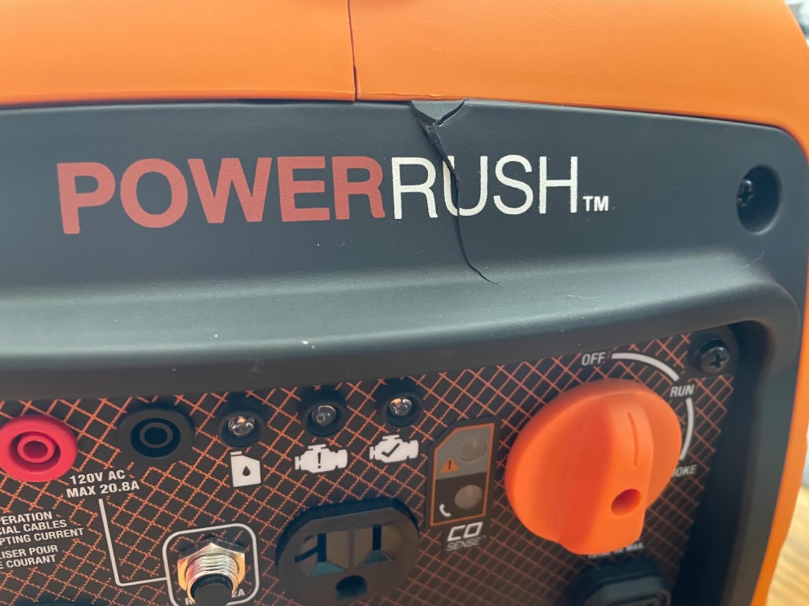 Generac 3,300 Watt Gas Powered Portable Inverter Generator, USB Charging customer photo 1