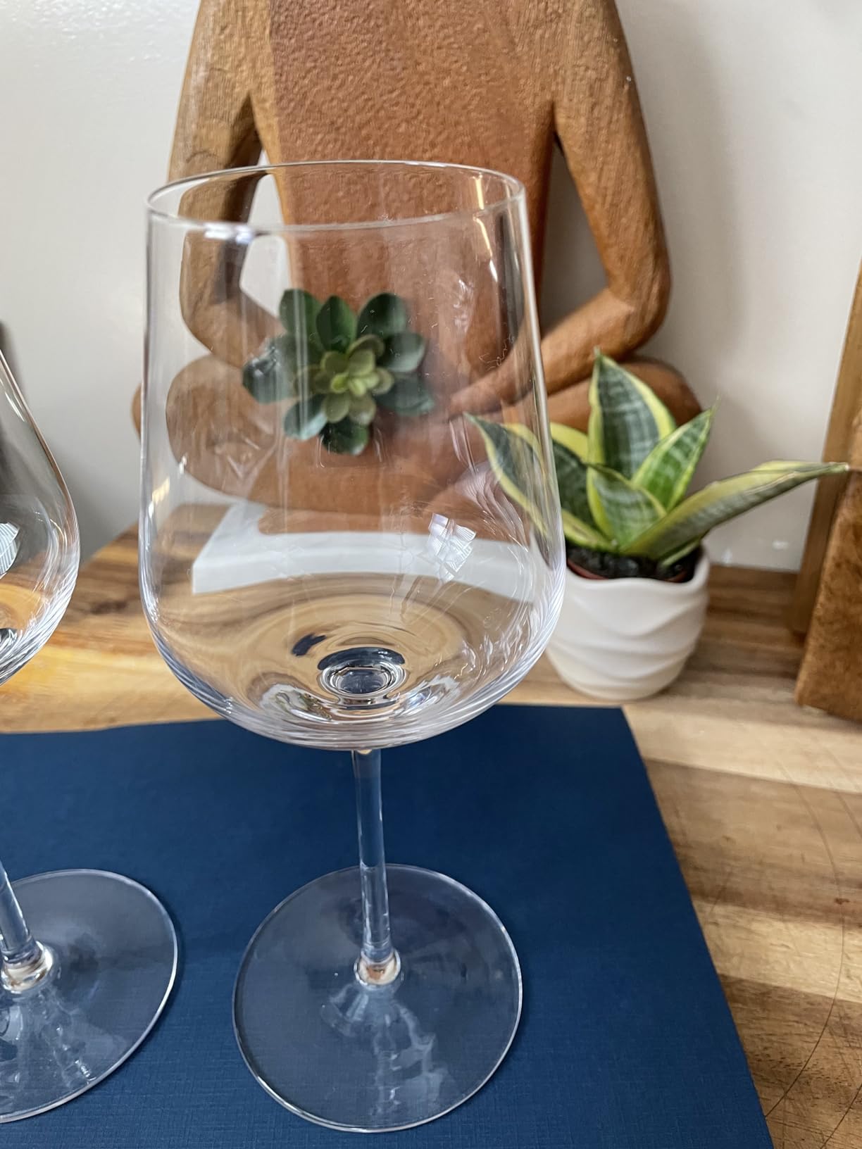 Stemless Wine Glasses Set of 12, 15oz Red White Wine Glass, No Stem customer photo 2