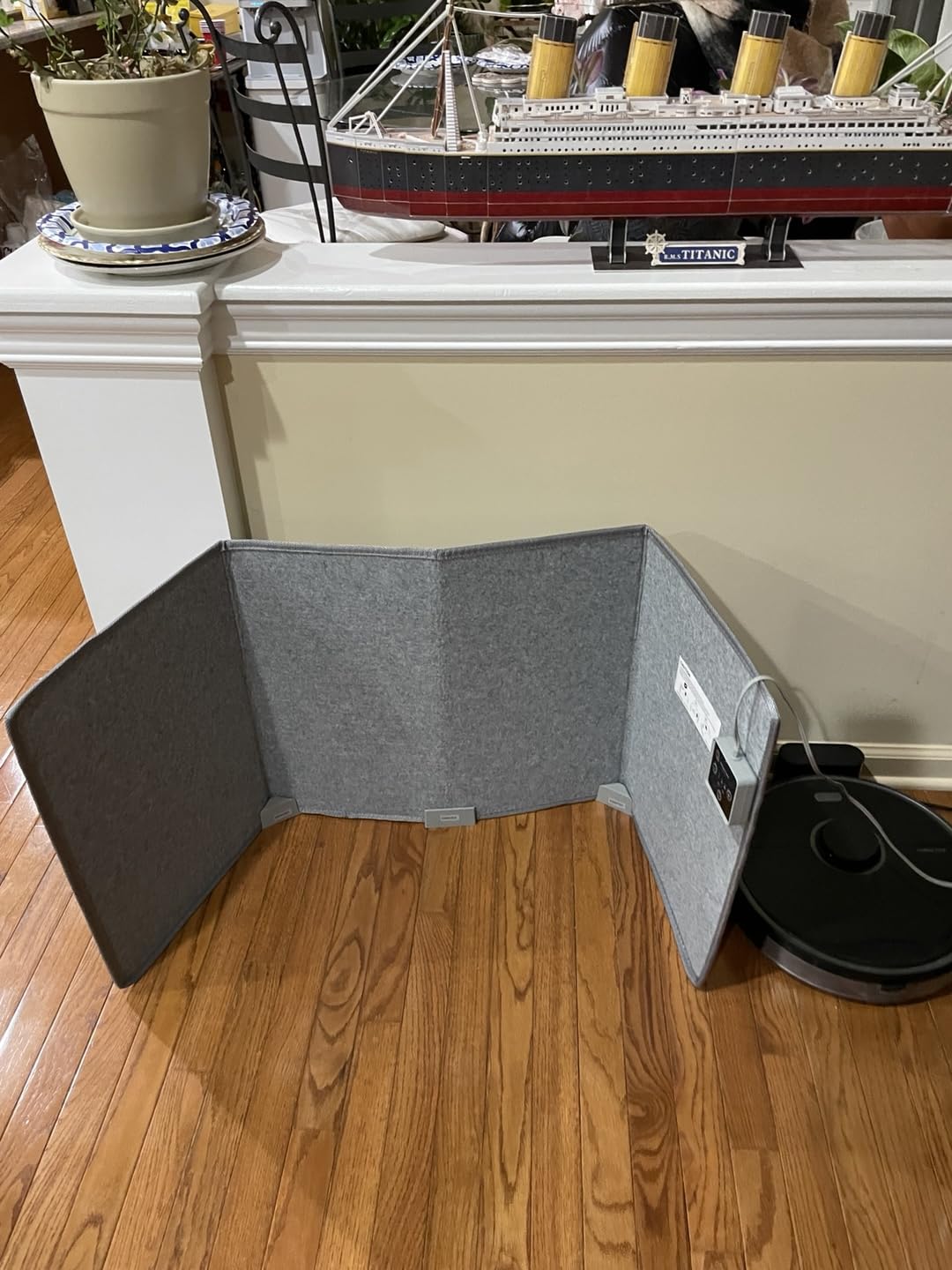WHISPERHEAT Under Desk Warmer - Silent and Energy Efficient - Personal Under Desk Heater for Legs and Feet - for Office and Home - with Thermostat and Timer customer photo 1
