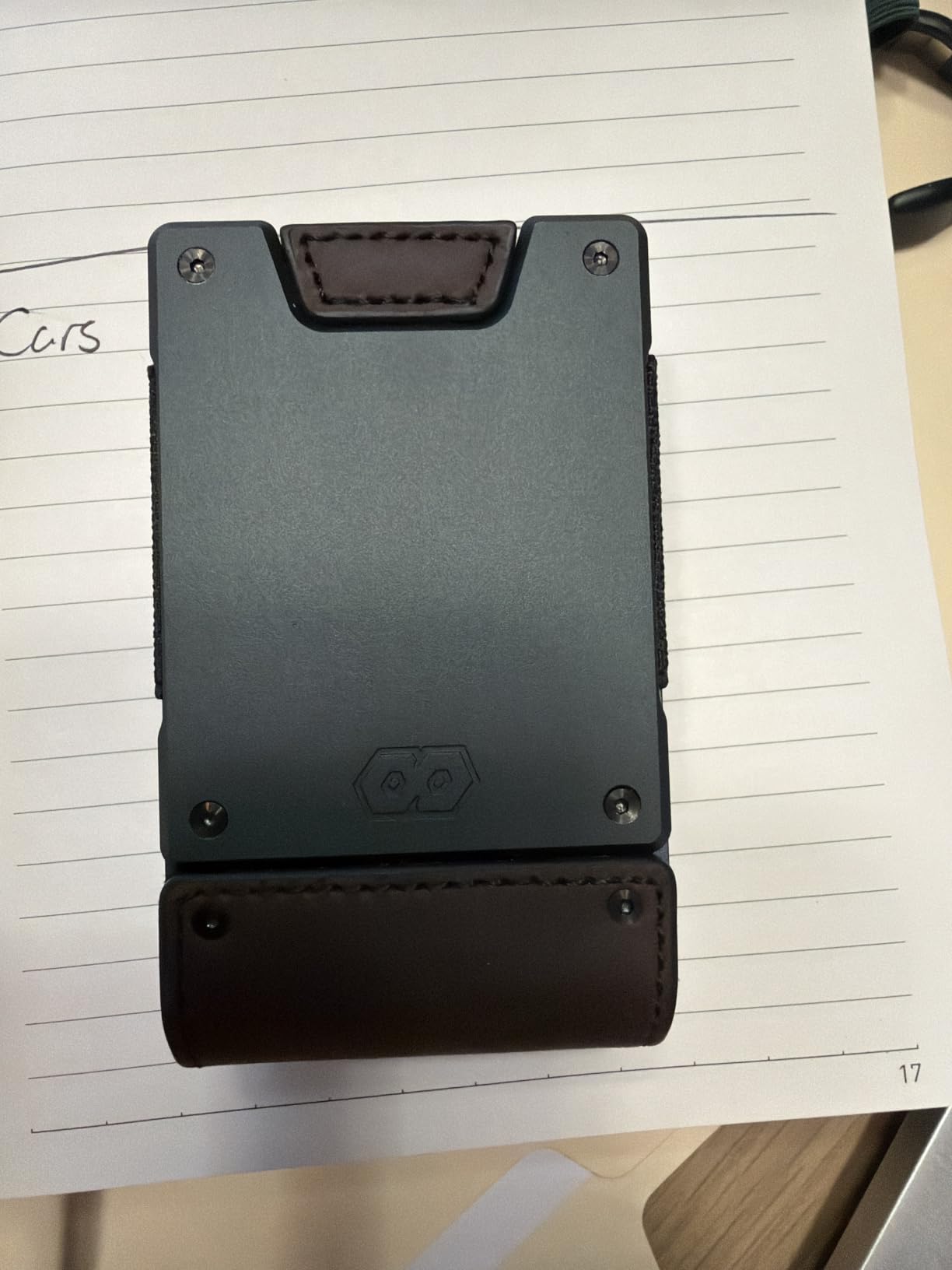 Slim Minimalist Wallets for Men | Leather & Metal | RFID Wallet customer photo 2