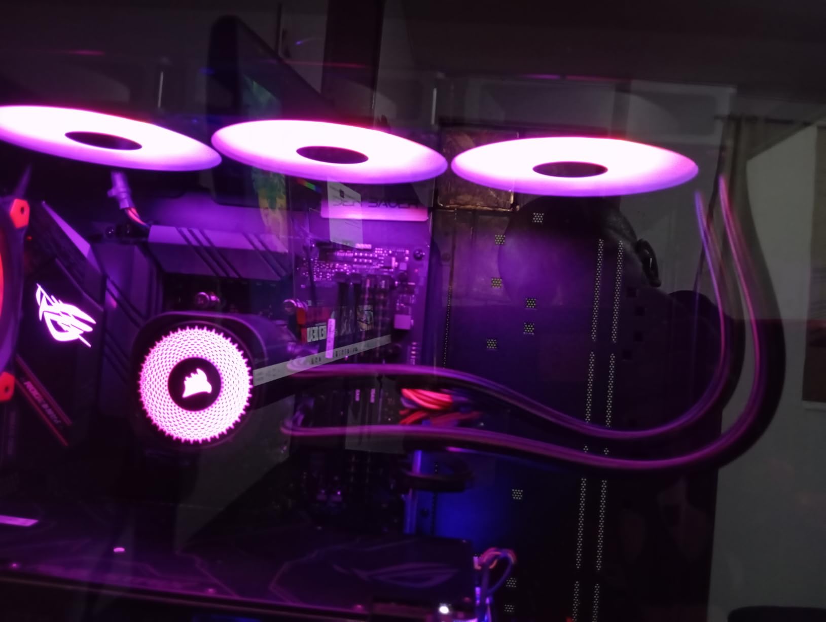 CORSAIR Nautilus 360 RS ARGB Liquid CPU Cooler – 360mm AIO – Low-Noise – Direct Motherboard Connection – Daisy-Chain – Intel LGA 1851/1700, AMD AM5/AM4 – 3X RS120 ARGB Fans Included – Black customer photo 1