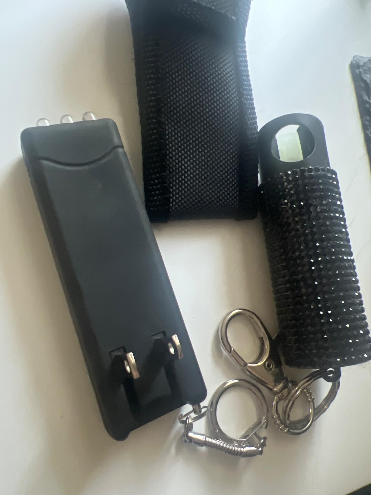 Guard Dog Security Pepper Spray and Stun Gun Flashlight, Rechargeable, Self-Defense Keychain for Women, Pepper Spray Stun Gun Combo, Personal Security Value Set, Rechargeable Flashlight customer photo 1