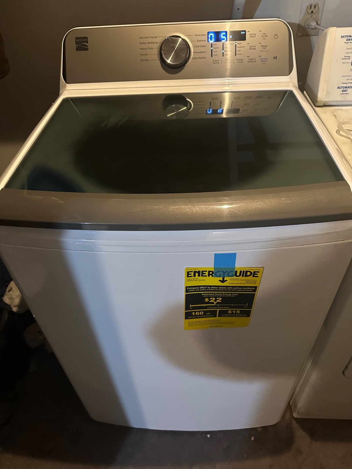 4.5 cu. ft. Top Load Washer with Triple Action Impeller - White customer photo 2
