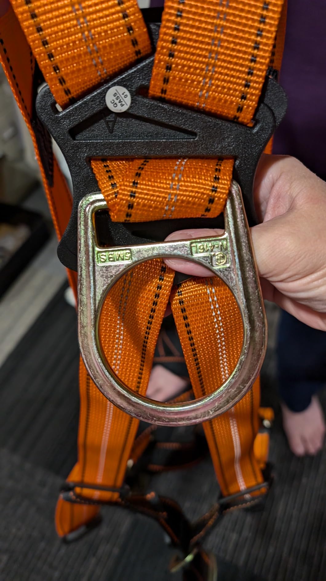 Malta Dynamics 50’ Roofer's Safety Bucket Kit – Warthog Pass-Thru Safety Harness, Reusable Roof Anchor, and 50’ Vertical Lifeline Assembly, OSHA/ANSI Compliant customer photo 1