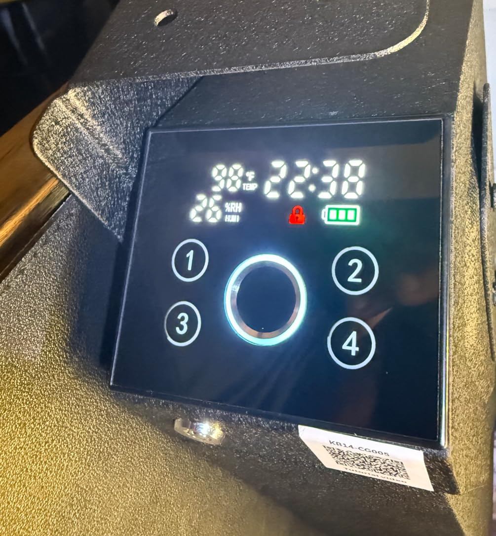 KornerBatl Quick Access Biometric Bedside Gun Safe for handgun customer photo 1
