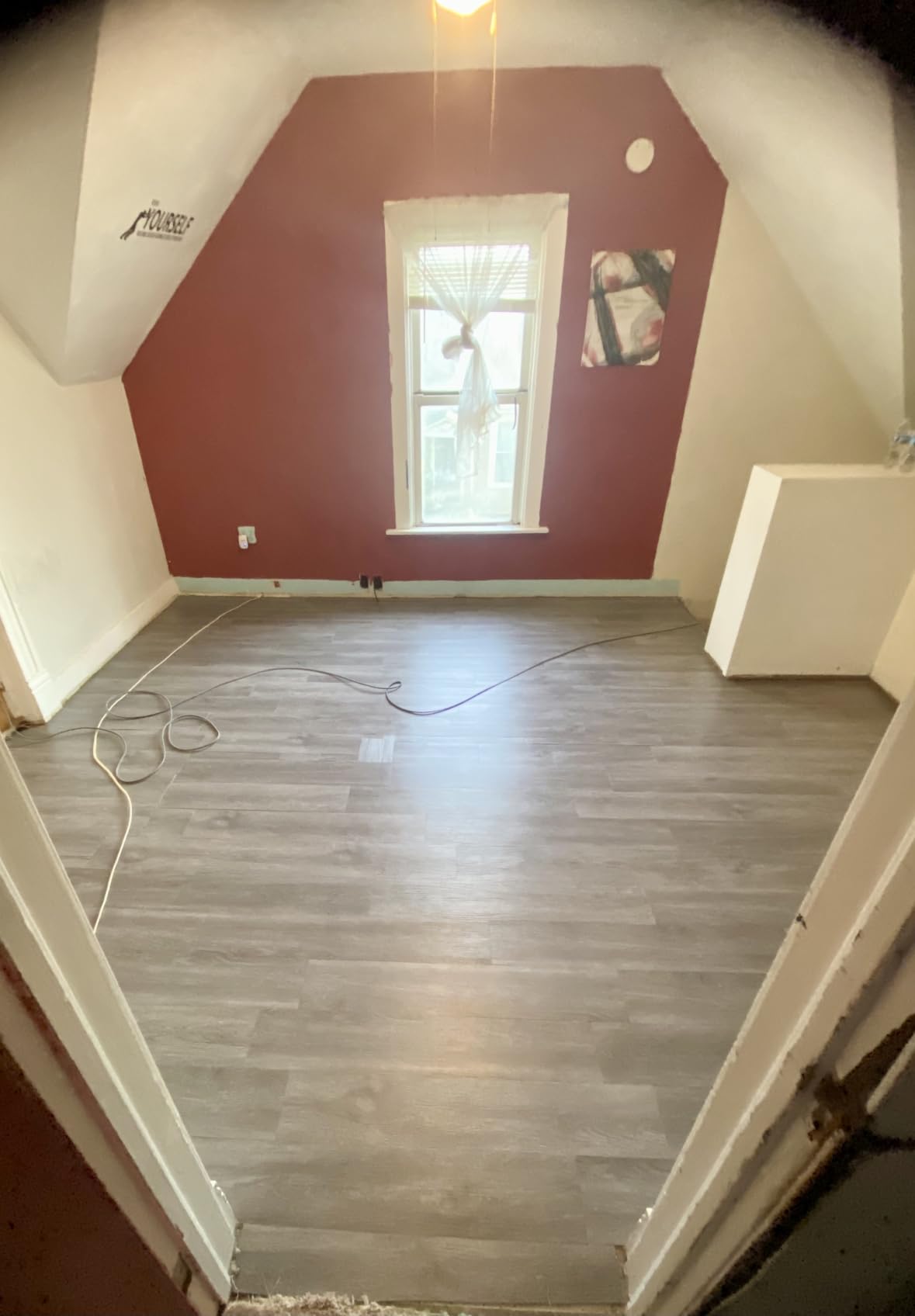 ATOPOSE 36-Pack 54 Sq.ft Peel and Stick Vinyl Flooring,Black Wood Texture customer photo 2
