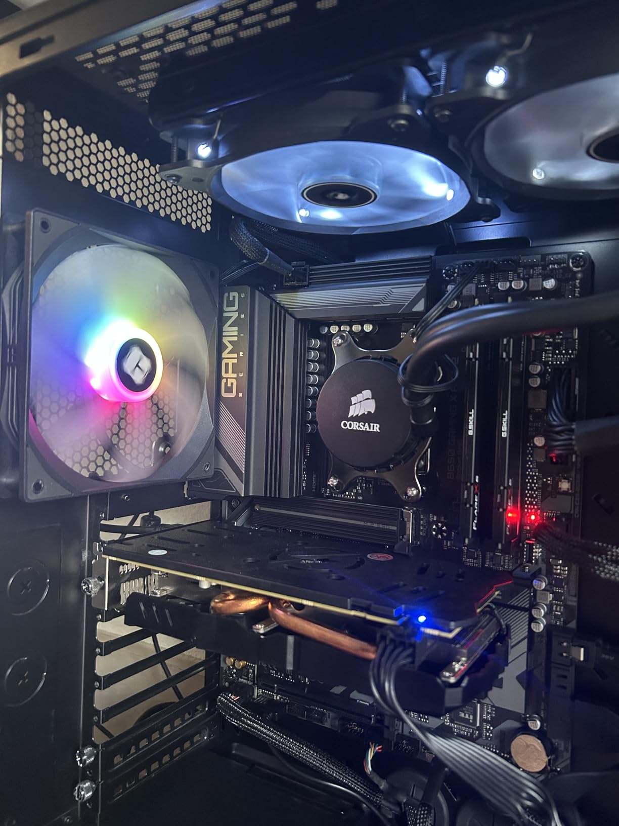 Thermalright TL-C14C-S X3 CPU Fan, 140mm ARGB Case Cooler, 4pin PWM Silent Computer Fan with S-FDB Bearing, 3-Pack Fans, up to 1500RPM PC Cooling customer photo 1