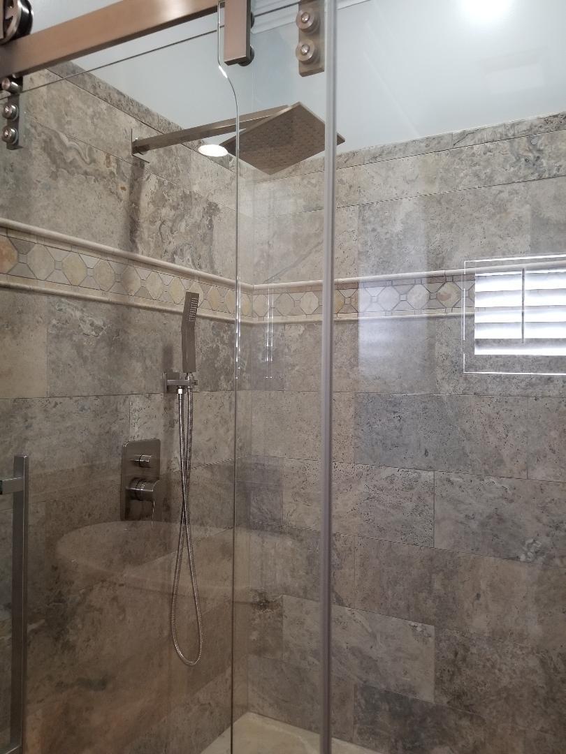 Shower System with Tub Spout, All Metal Bathtub Shower Faucet Set with High Pressure 10 Inch Rain Shower Head and Handheld Shower Head Set, Brushed Nickel (Valve Include) customer photo 1