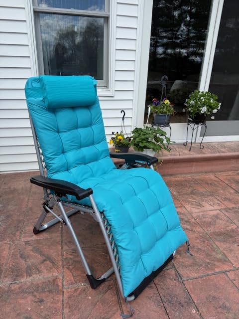 Suteck Oversized Zero Gravity Chair,500LBS 33In XXL Outdoor Recliner Chairs customer photo 2
