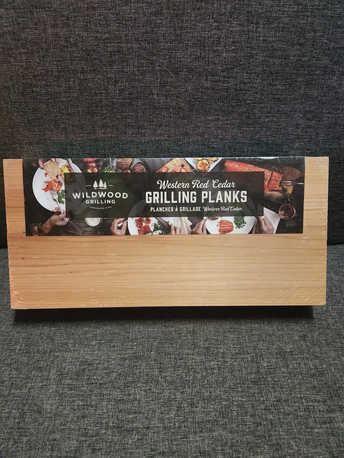 Cedar Grilling Planks (8-Pack): 7x15 - Whole Salmon Fillet Size, USA-Made customer photo 1